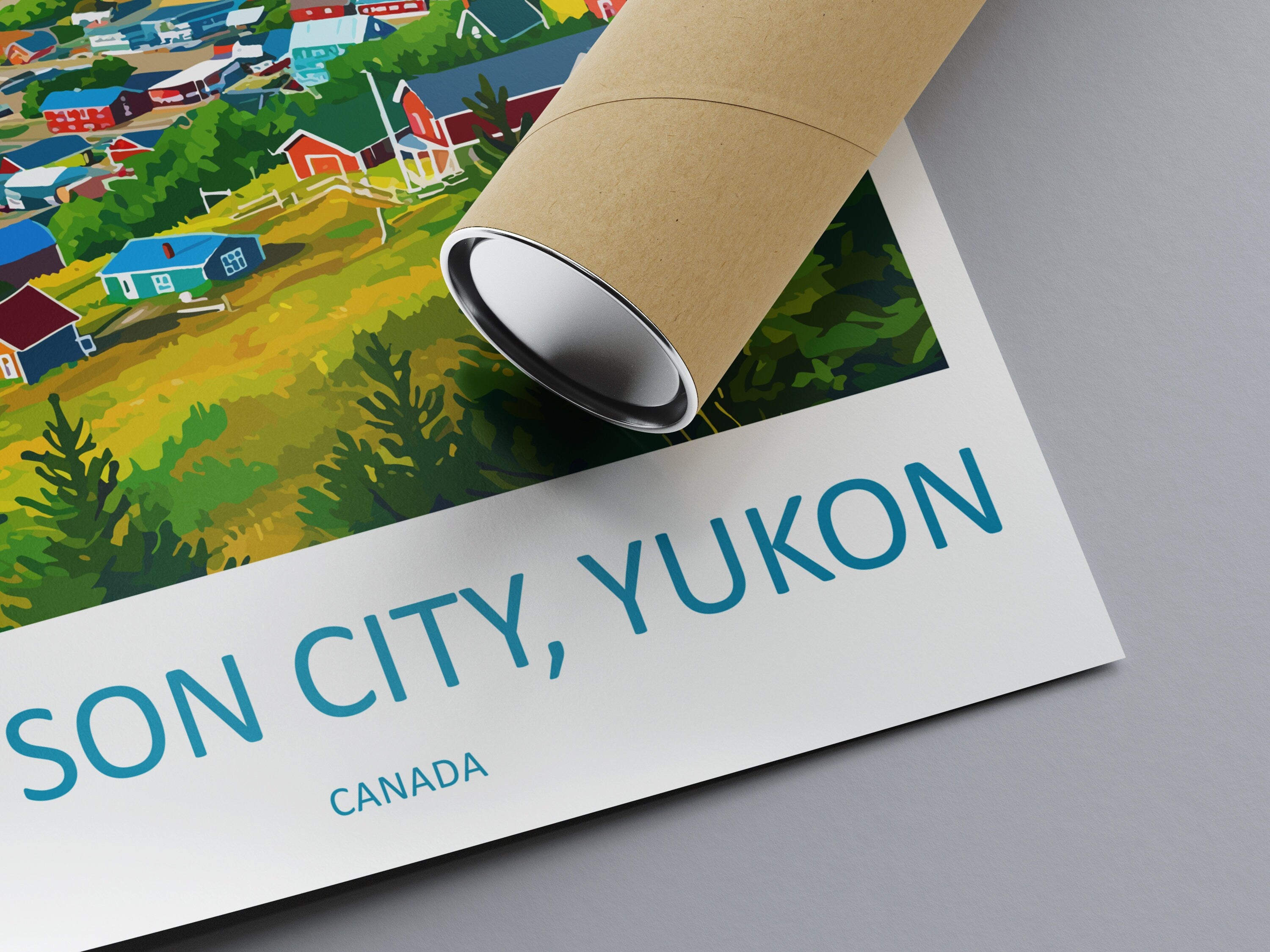 Dawson City Travel Print