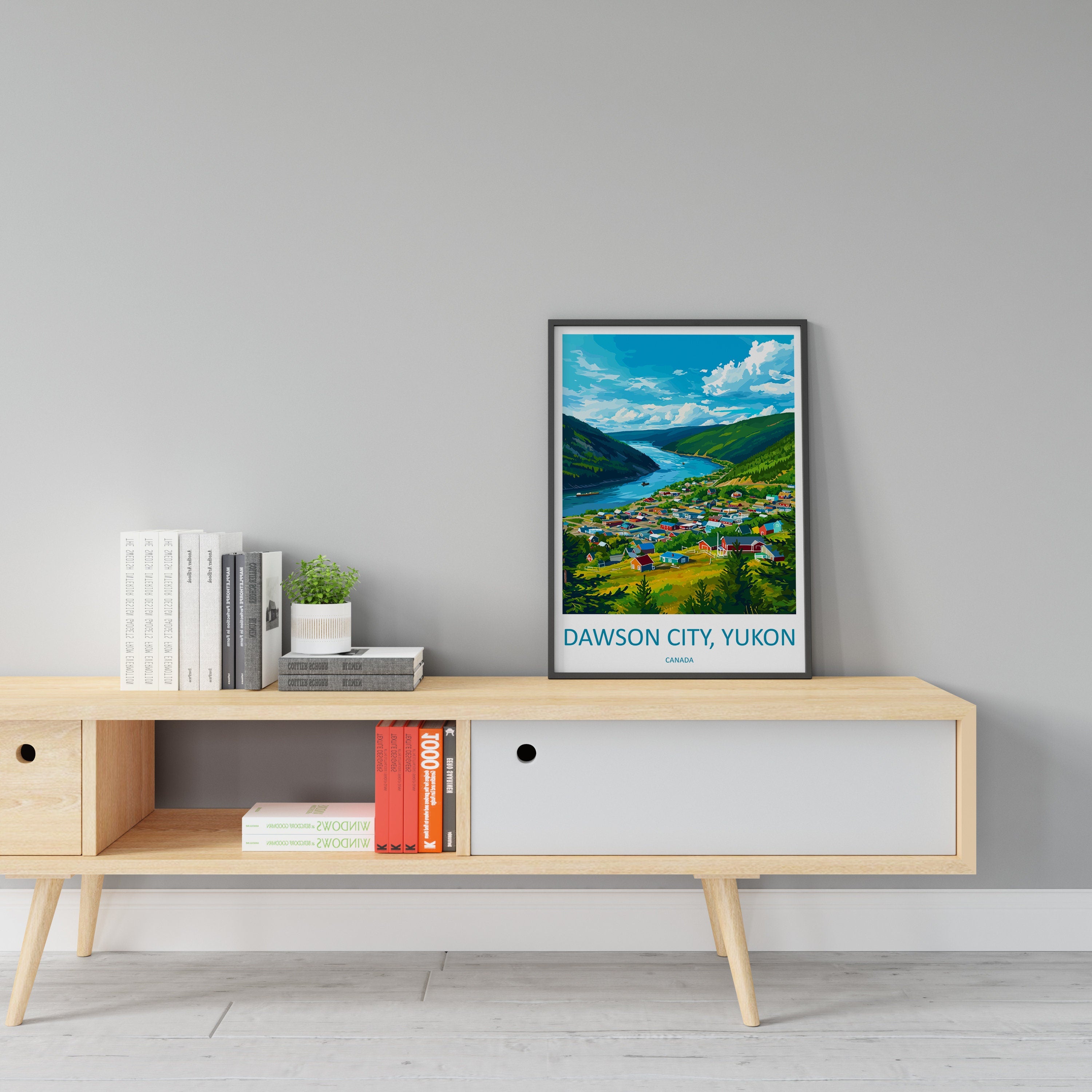 Dawson City Travel Print