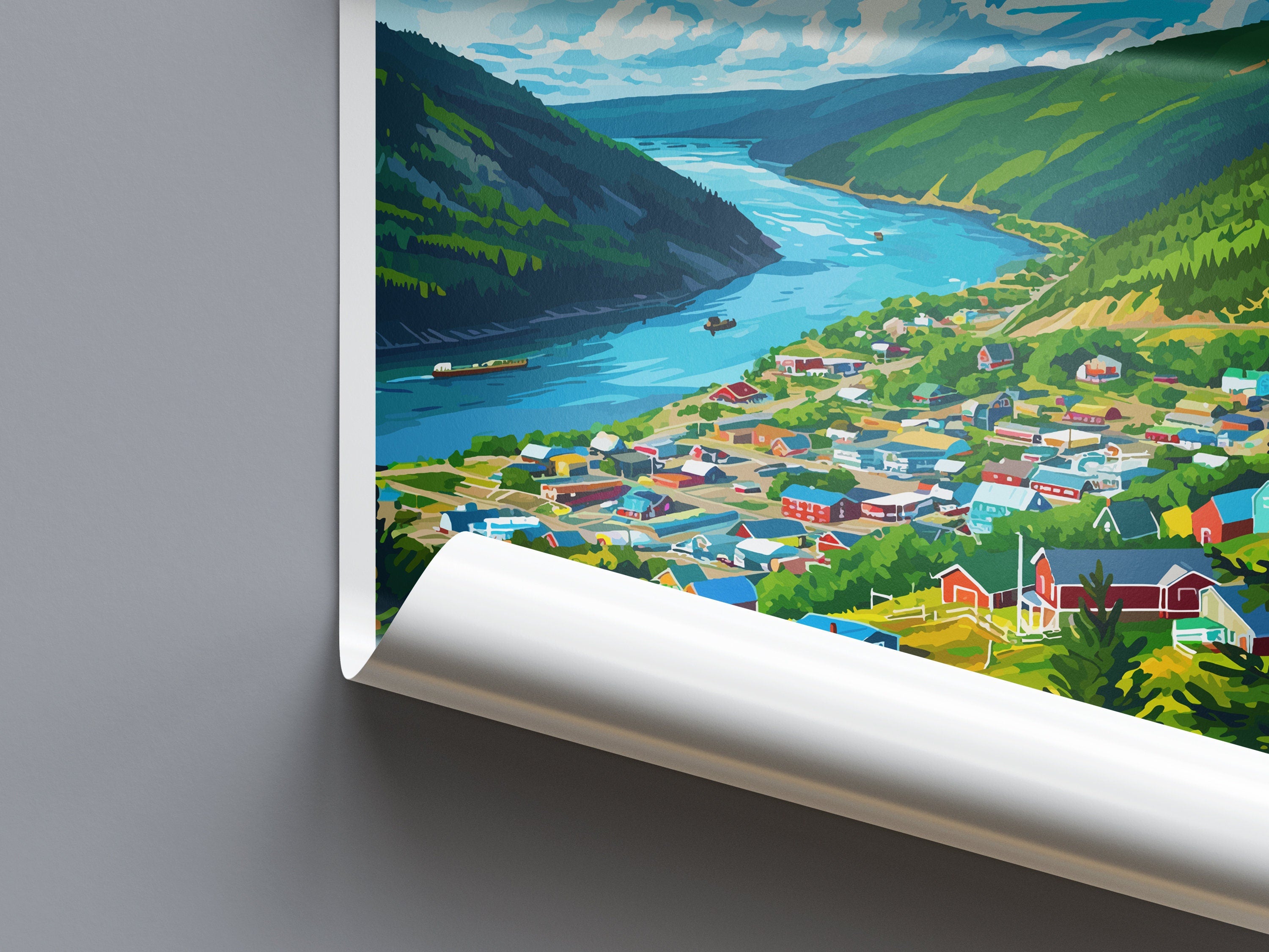 Dawson City Travel Print