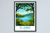 El Jobo Travel Print