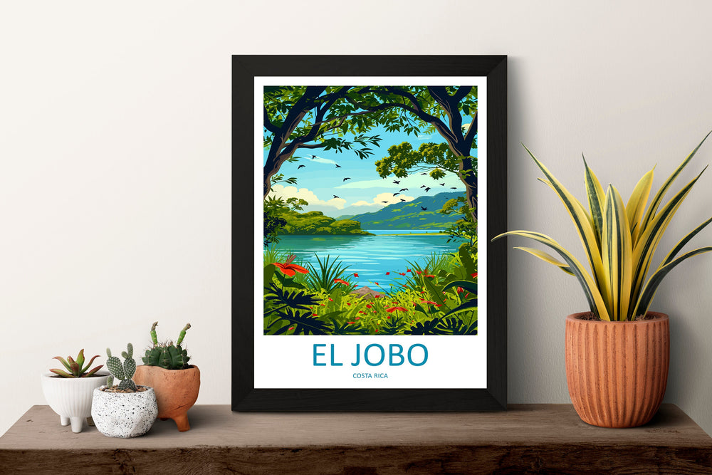 El Jobo Travel Print Wall Art El Jobo Wall Hanging Home Décor El Jobo Gift Art Lovers Costa Rica El Jobo
