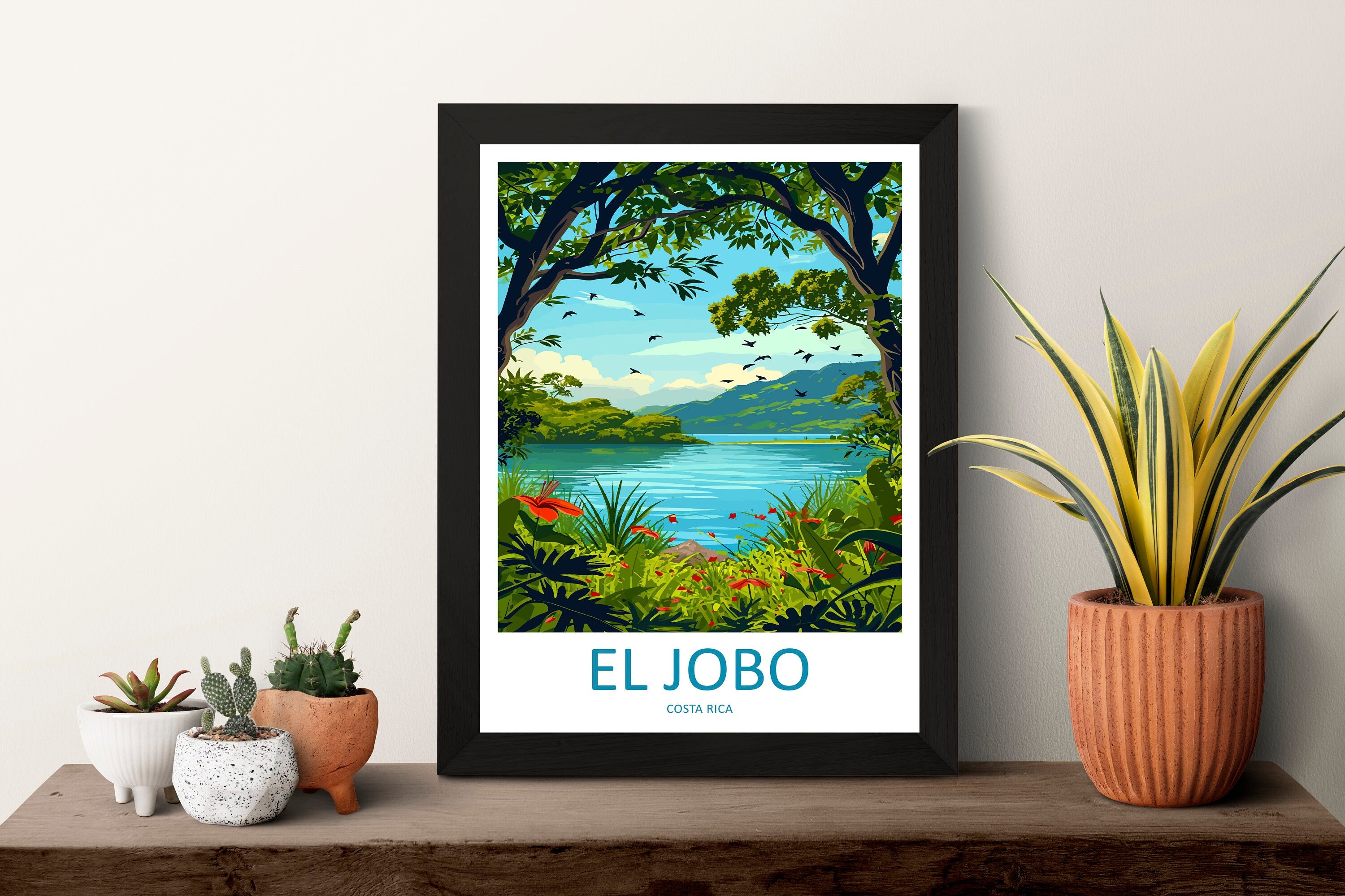 El Jobo Travel Print