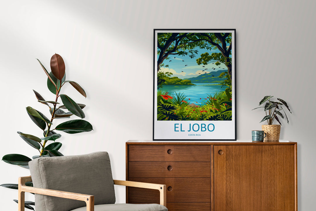 El Jobo Travel Print Wall Art El Jobo Wall Hanging Home Décor El Jobo Gift Art Lovers Costa Rica El Jobo