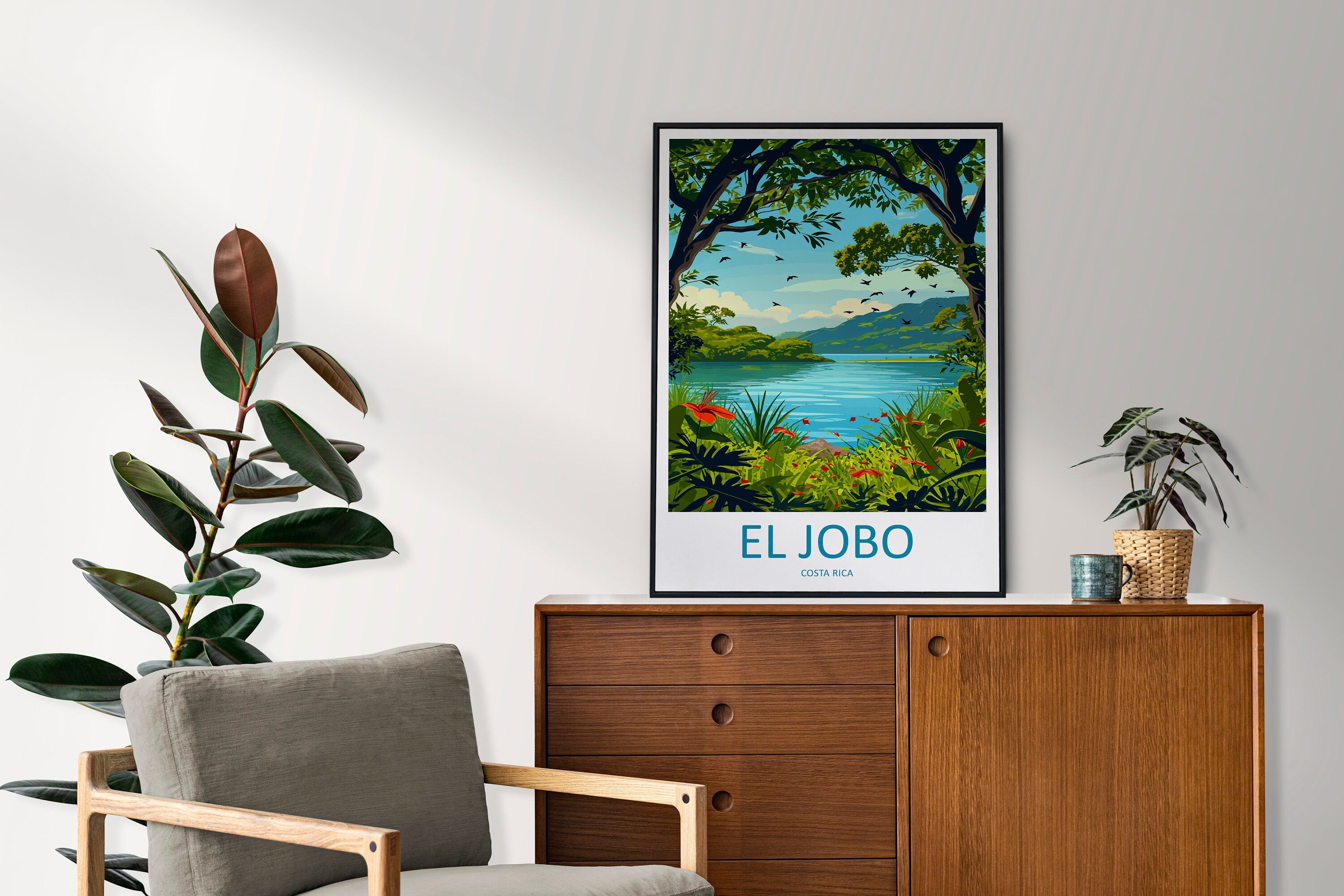 El Jobo Travel Print