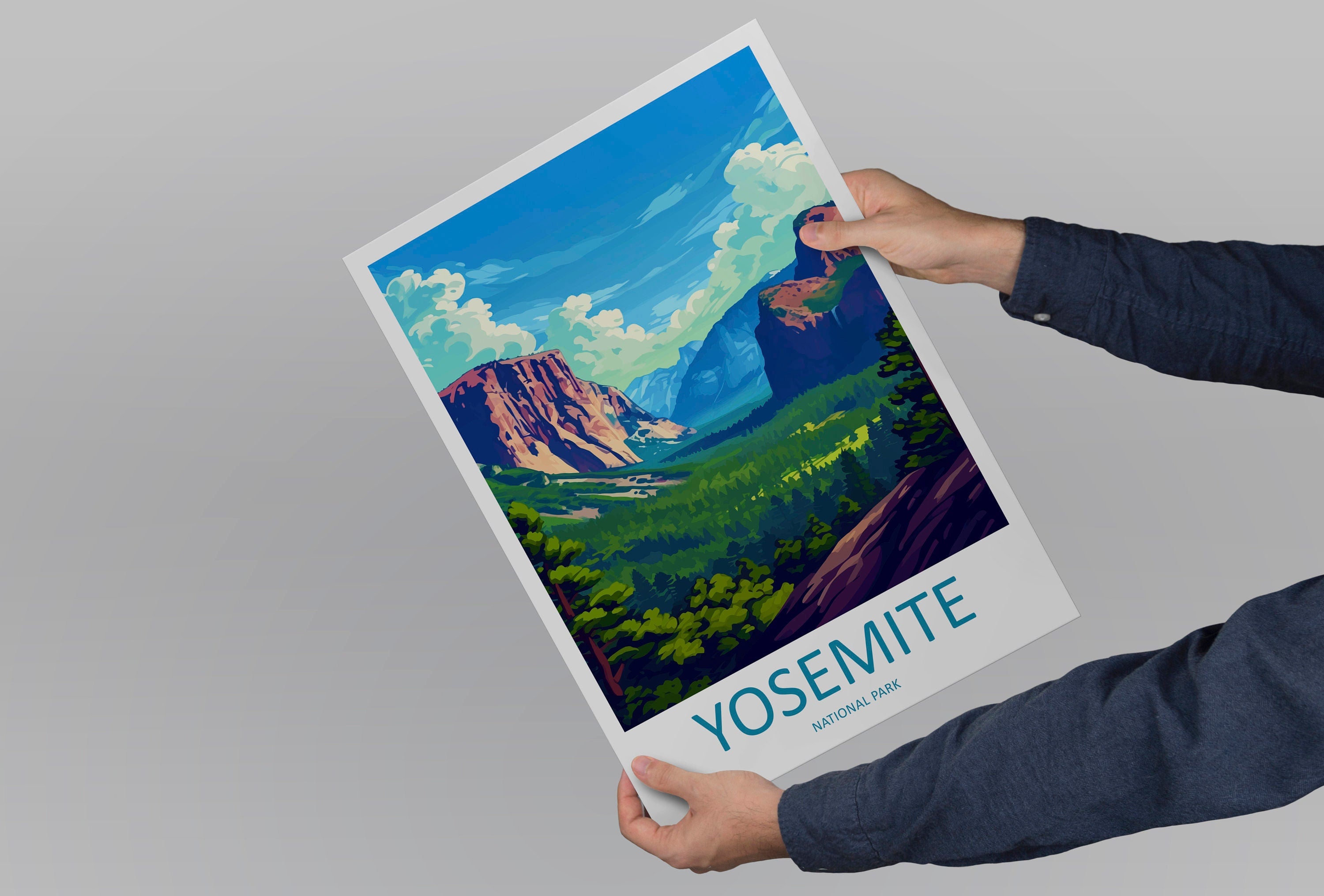 Yosemite Travel Print