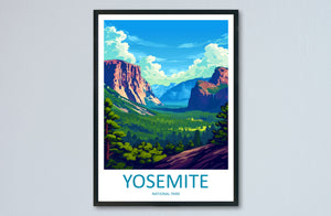 Yosemite Travel Print