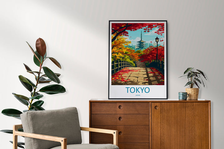 Japan Travel Print Wall Art Japan Wall Hanging Home Décor Japan Gift Art Lovers Tokyo Art Lover Gift Tokyo Travel Gift
