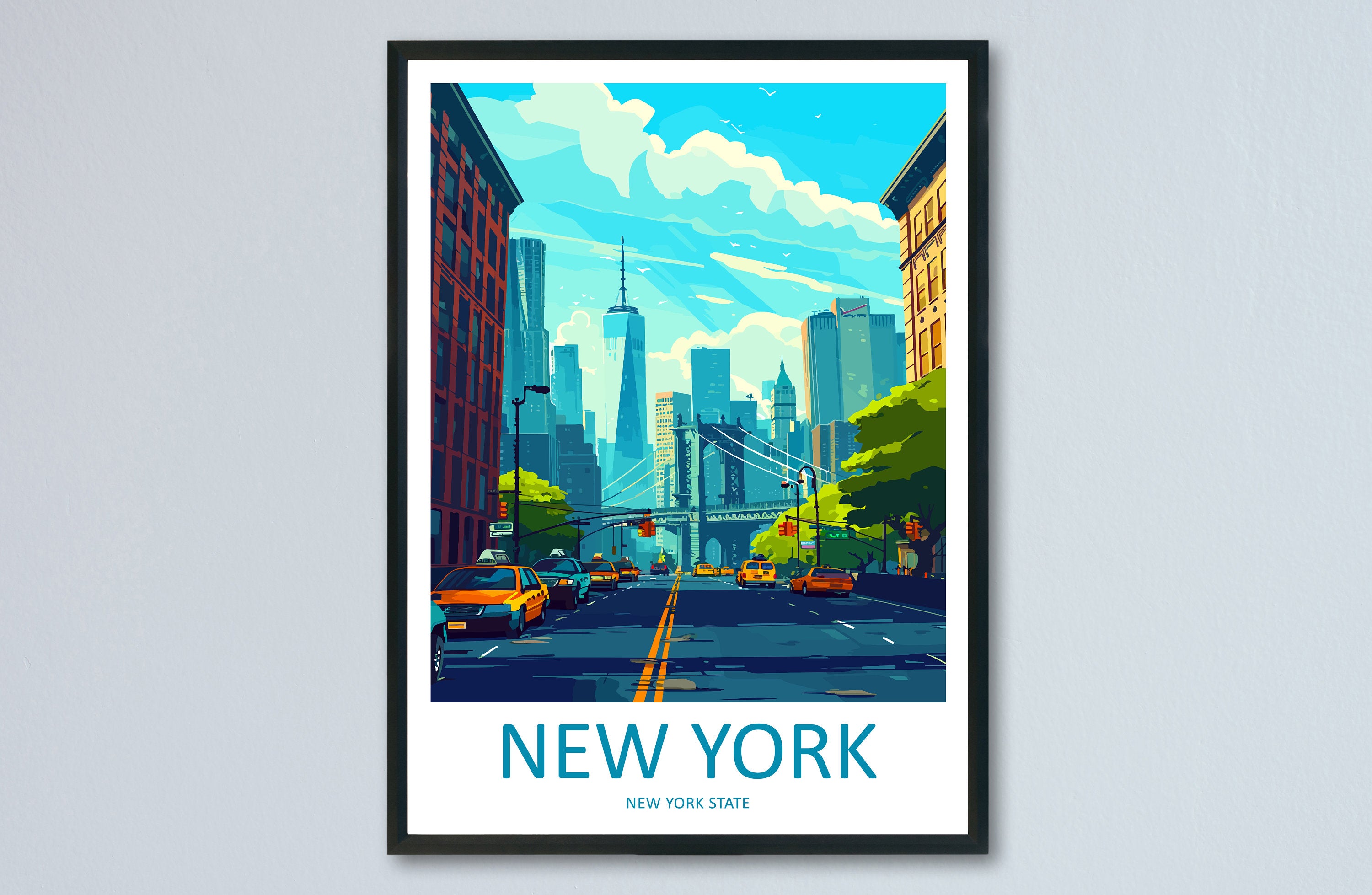 New York Travel Print