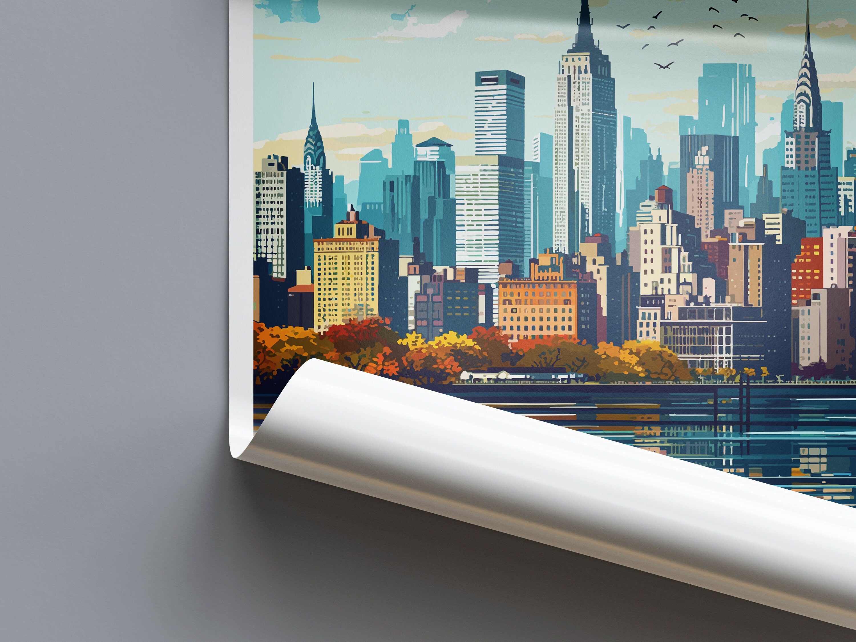 New York Travel Print