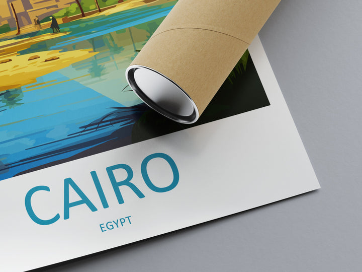 Cairo Travel Print Wall Art Cairo Egypt Wall Hanging Home Decoration Cairo Gift Art Lovers Wall Art Print Cairo Great Pyramids Of Giza