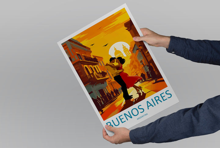 Buenos Aires Travel Print Wall Art Buenos Aires Wall Hanging Home Décor Buenos Aires Gift Art Lovers Argentina Art Lover Gift Buenos Aires