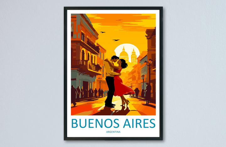 Buenos Aires Travel Print Wall Art Buenos Aires Wall Hanging Home Décor Buenos Aires Gift Art Lovers Argentina Art Lover Gift Buenos Aires