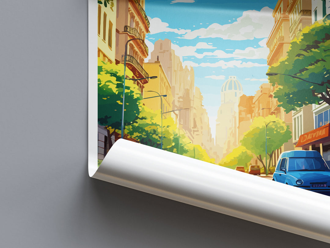 Buenos Aires Travel Print Wall Art Buenos Aires Wall Hanging Home Décor Buenos Aires Gift Art Lovers Argentina Art Lover Gift Buenos Aires