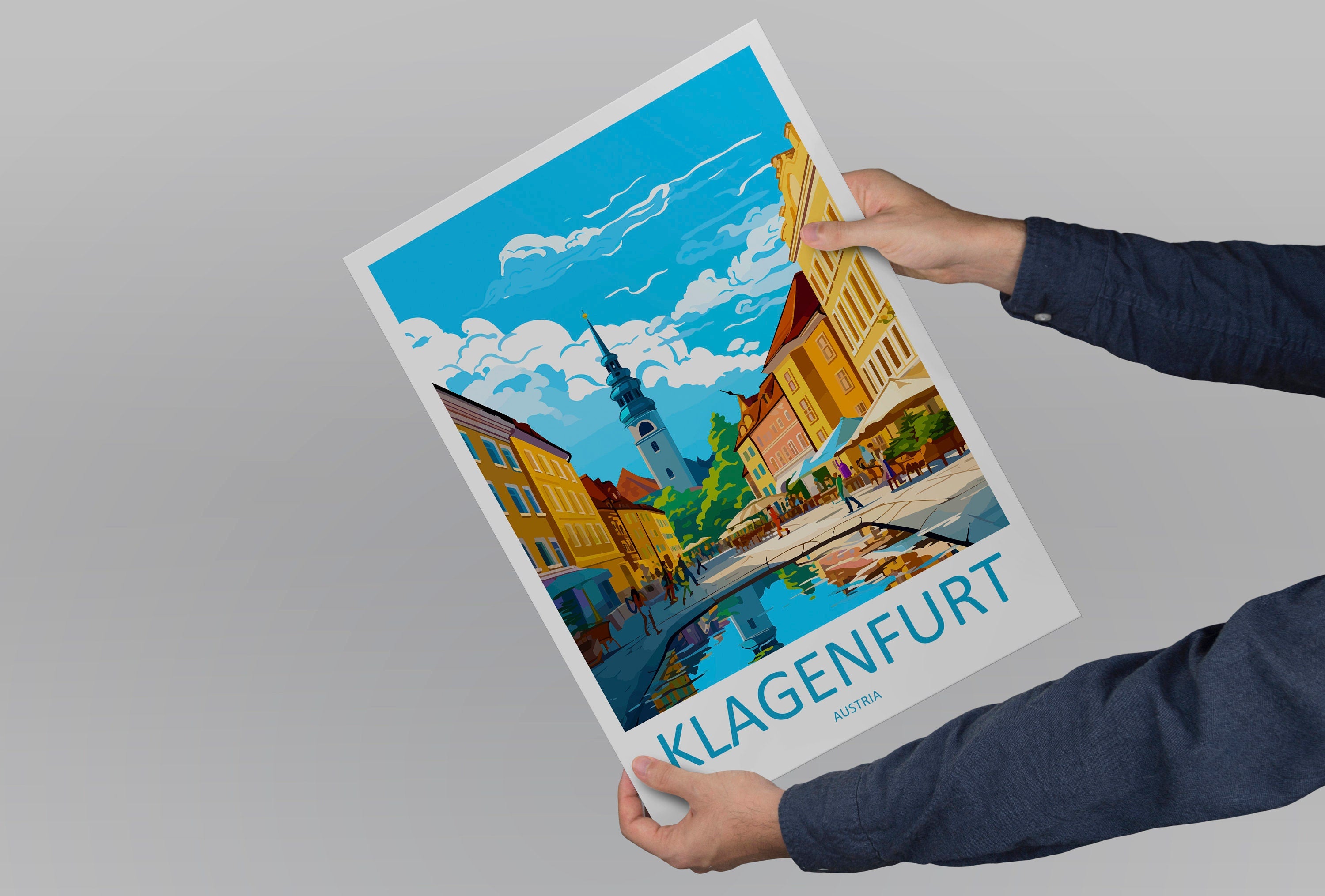 Klagenfurt Travel Print