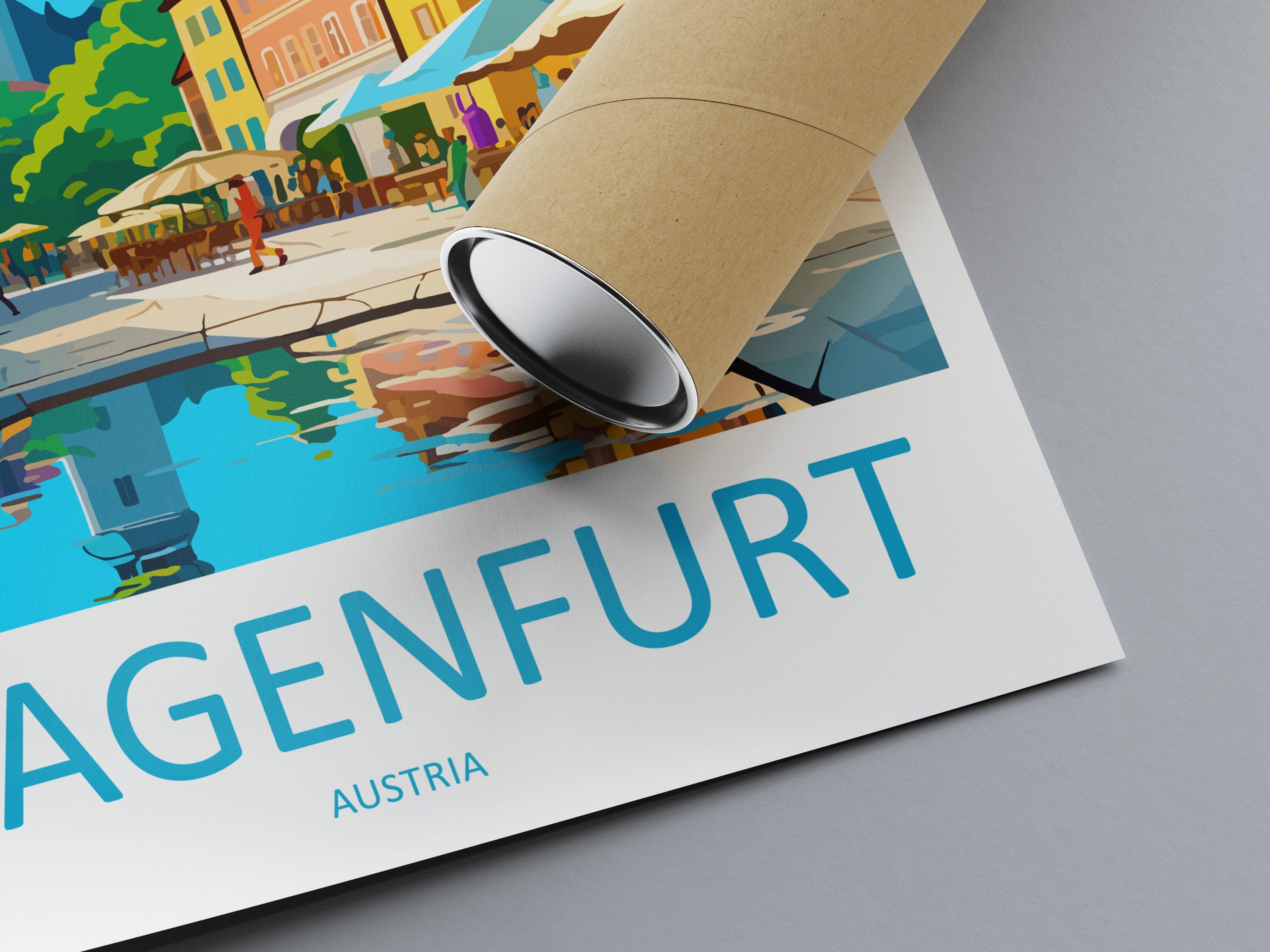 Klagenfurt Travel Print