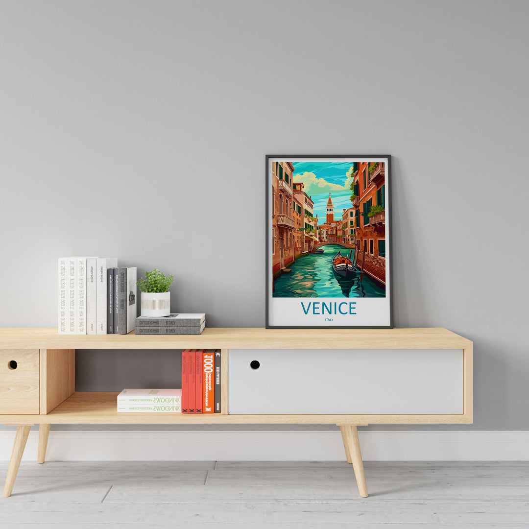 Venice Travel Print Wall Art Venice Italy Wall Hanging Home Decoration Venice Gift Art Lovers Wall Art Print Venice Italy St. Mark's Square