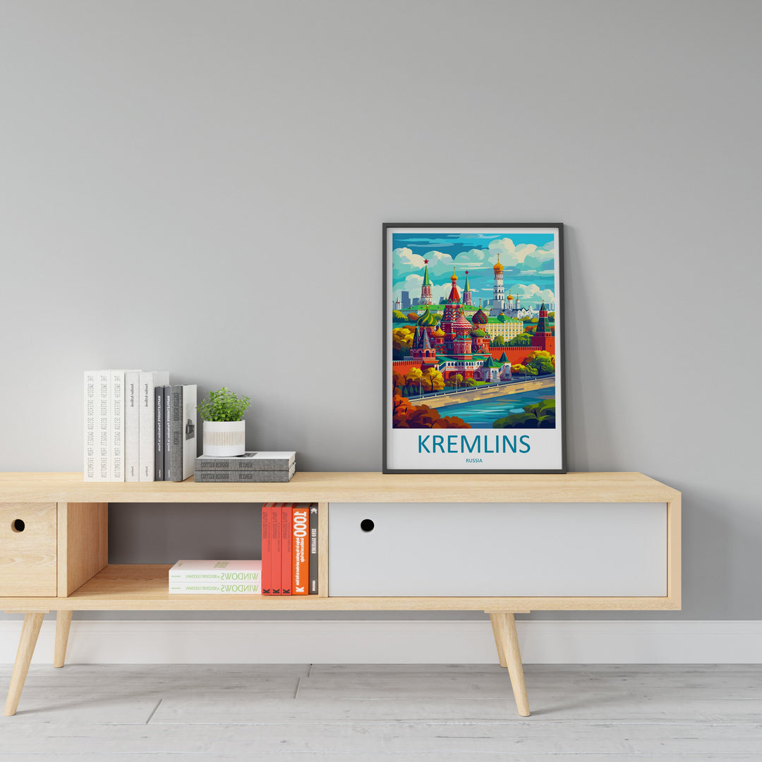 Kremlins Print Kremlins Home Decor Landscape Art Print Kremlins Wall Art for Russia Enthusiast Gift Wall Hanging Kremlins Russia Print
