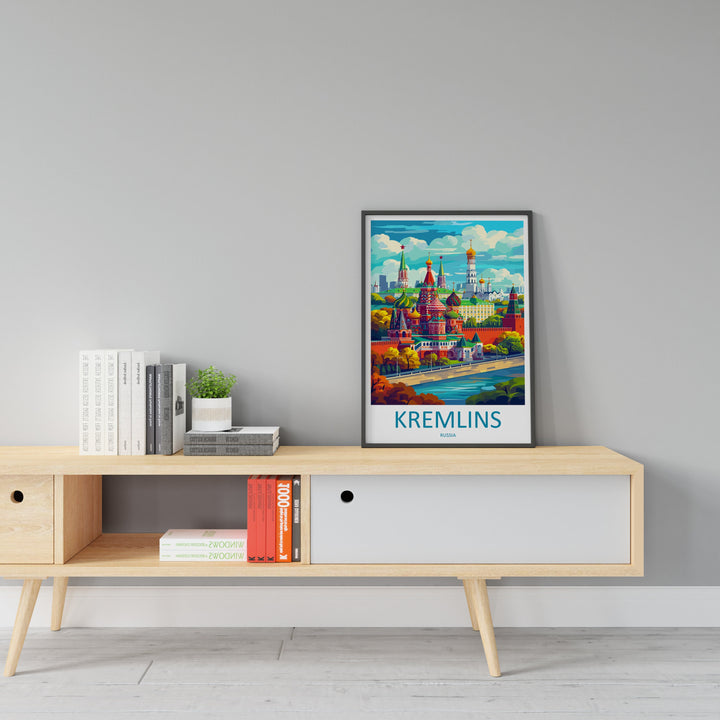Kremlins Print Kremlins Home Decor Landscape Art Print Kremlins Wall Art for Russia Enthusiast Gift Wall Hanging Kremlins Russia Print