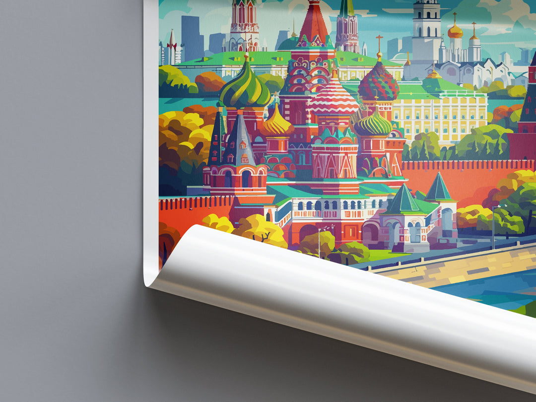Kremlins Print Kremlins Home Decor Landscape Art Print Kremlins Wall Art for Russia Enthusiast Gift Wall Hanging Kremlins Russia Print