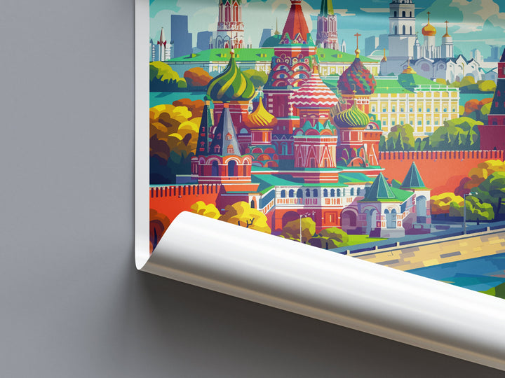 Kremlins Print Kremlins Home Decor Landscape Art Print Kremlins Wall Art for Russia Enthusiast Gift Wall Hanging Kremlins Russia Print