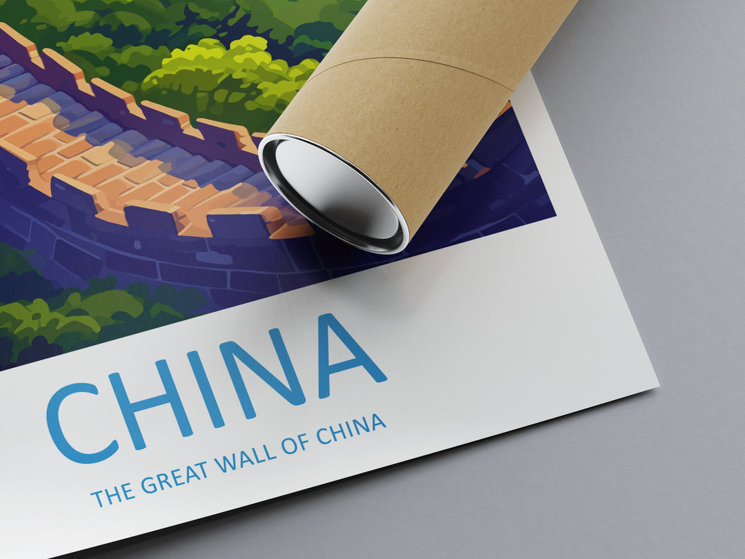 Great Wall of China Travel Print Wall Art Great Wall Wall Hanging Home Décor Great Wall Gift Art Lovers Wall Art China Travel Print Gift