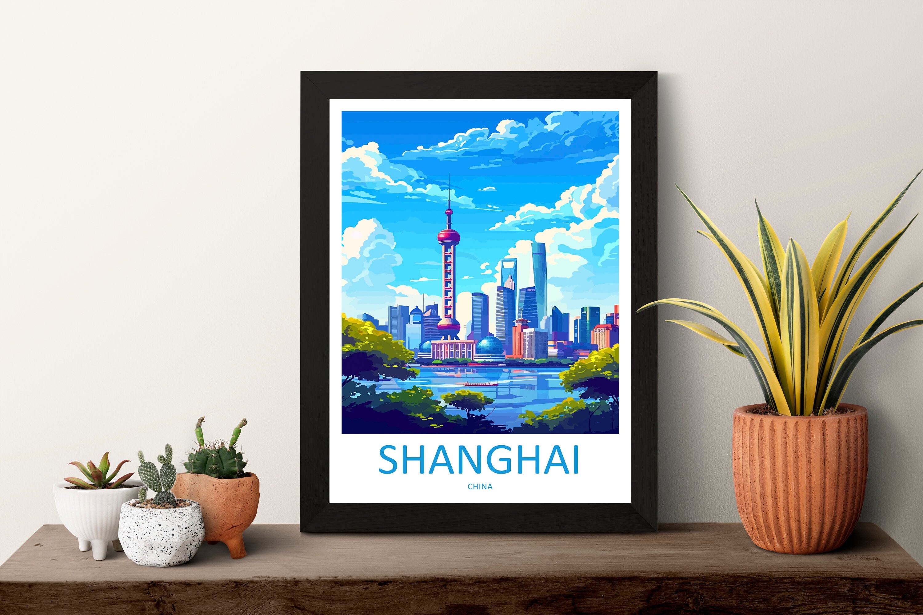 Shanghai Travel Print