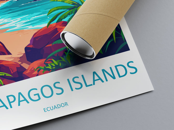 Galápagos Islands Travel Print Wall Art Galápagos Islands Wall Hanging Home Décor Galápagos Islands Gift Art Lovers Ecuador Art Lover Gift