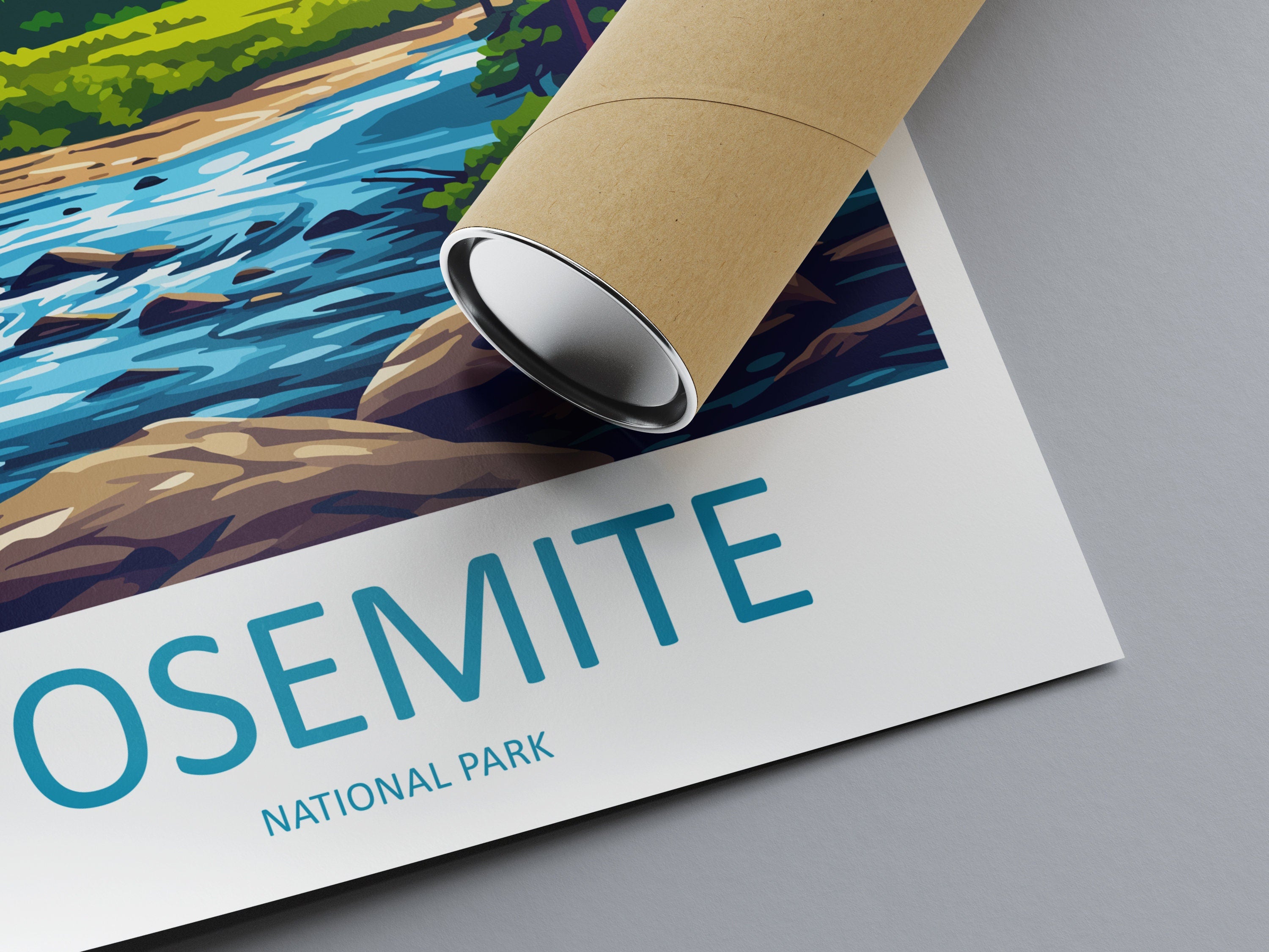 Yosemite Travel Print