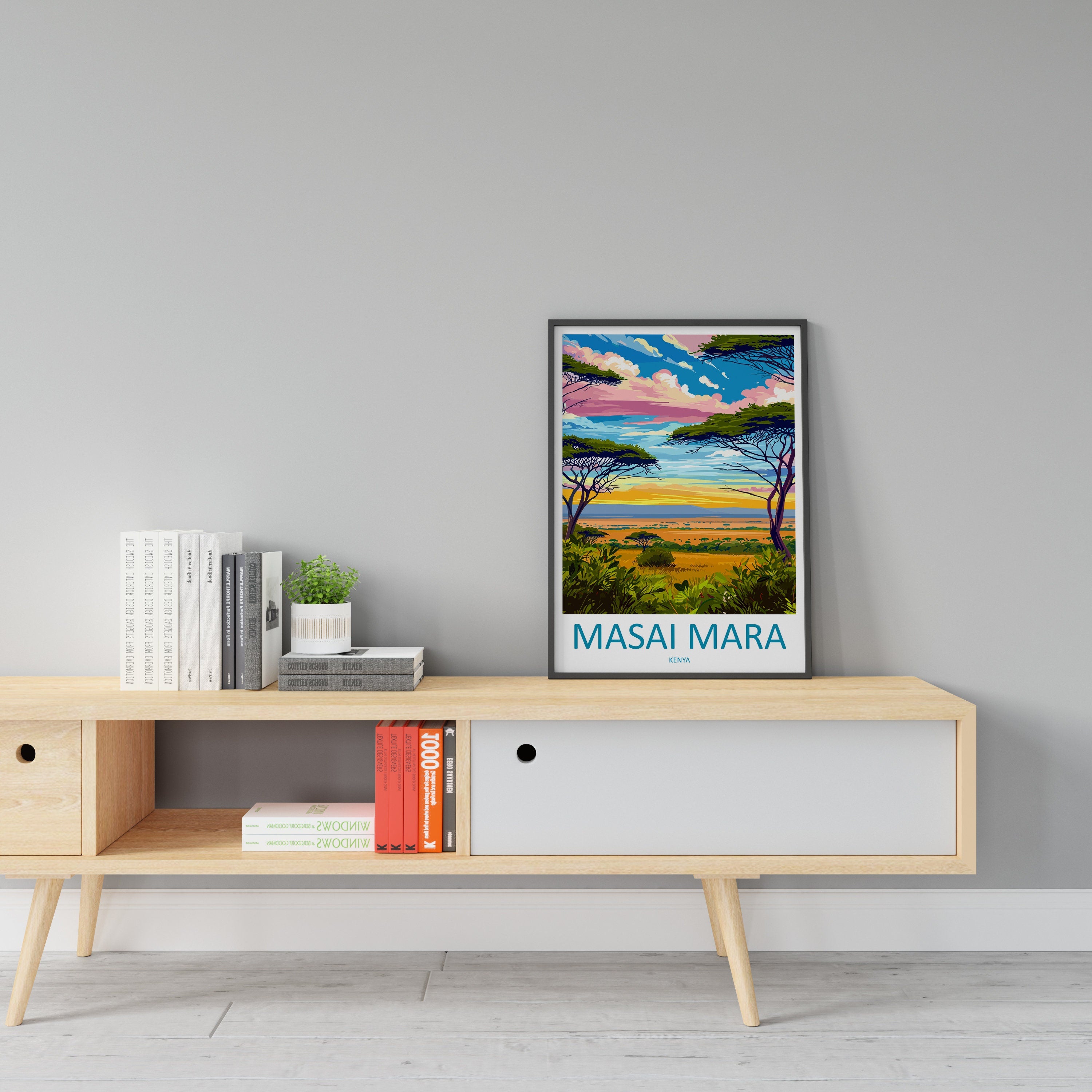 Masai Mara Travel Print