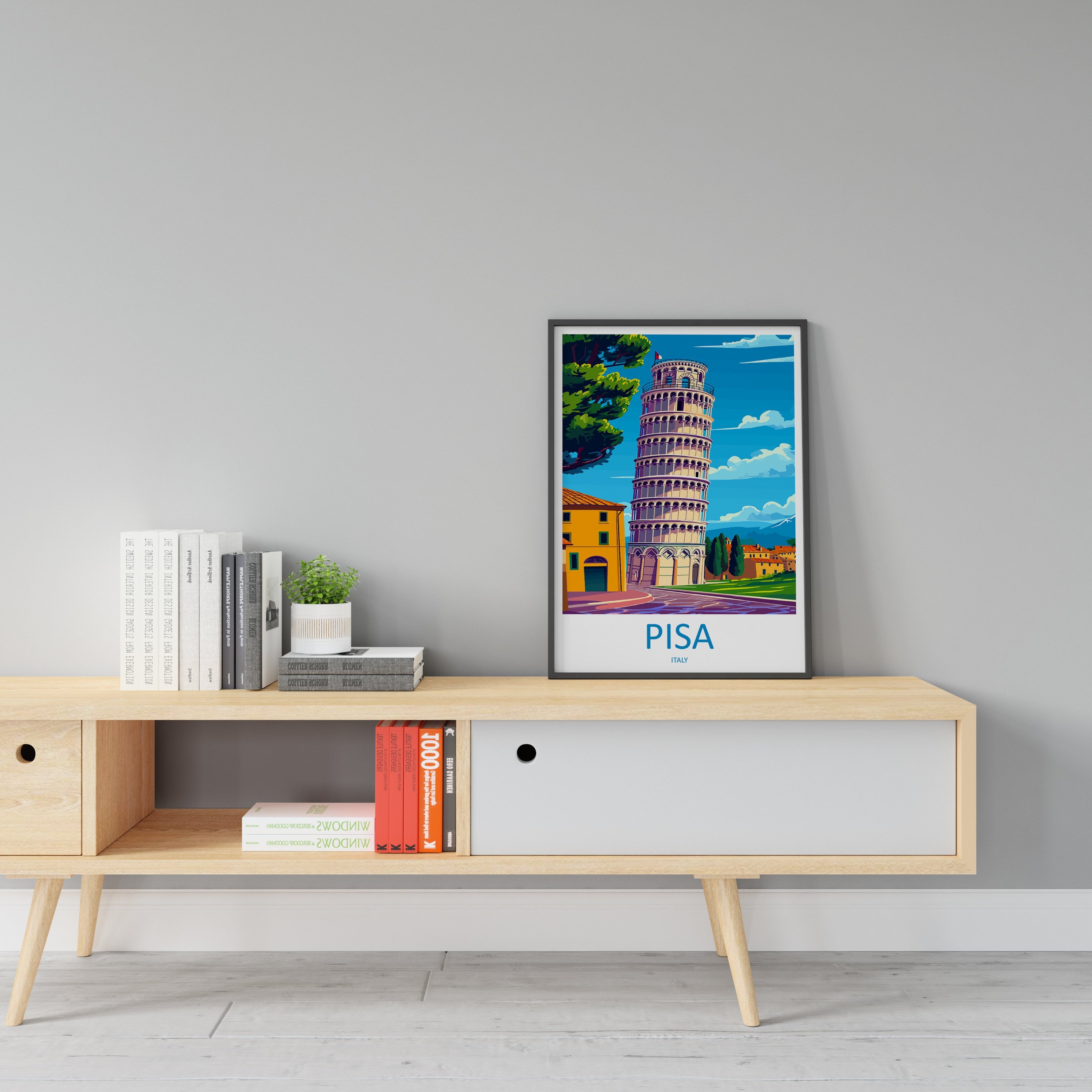 Pisa Travel Print