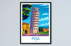 Pisa Travel Print