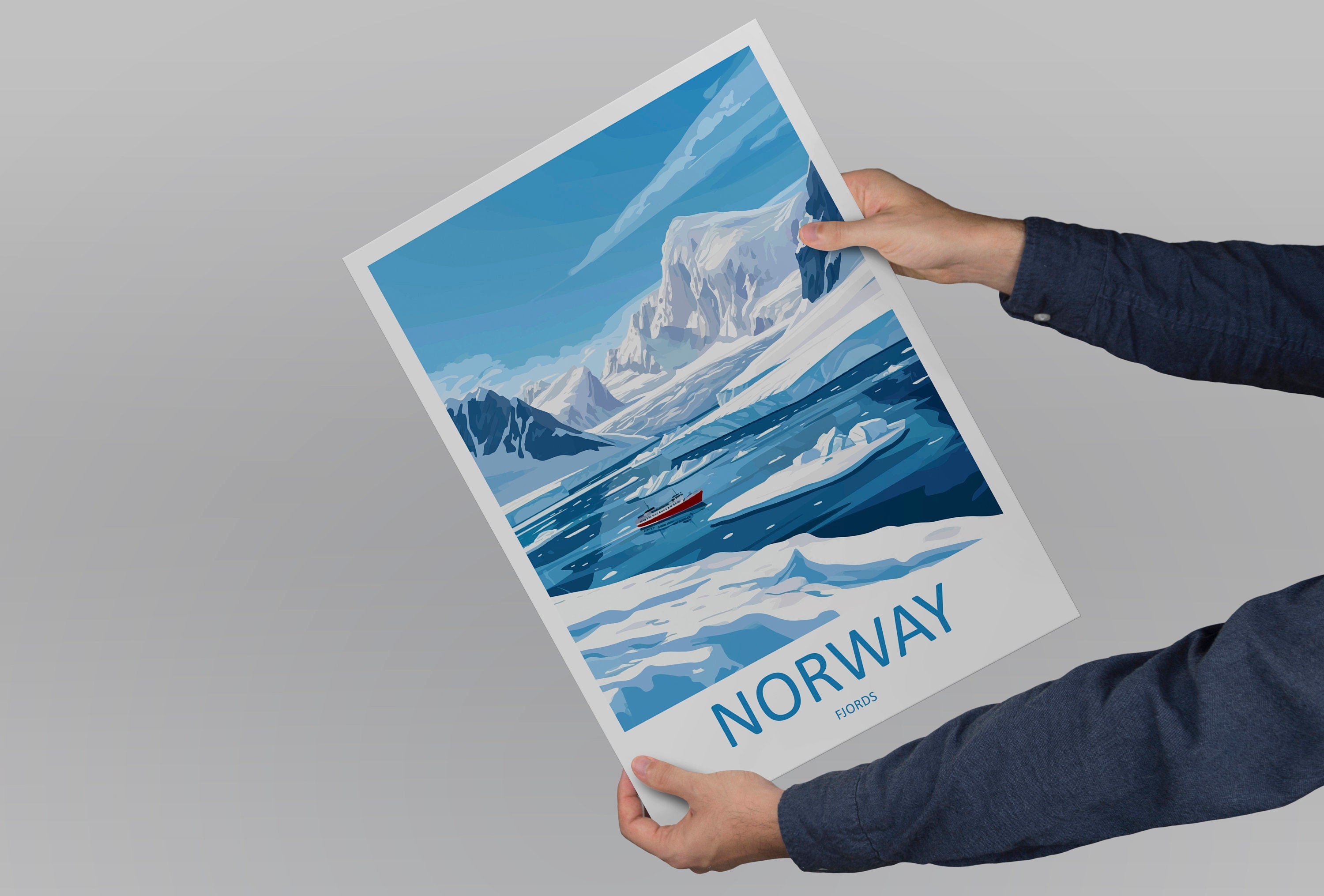 The Fjords Travel Print