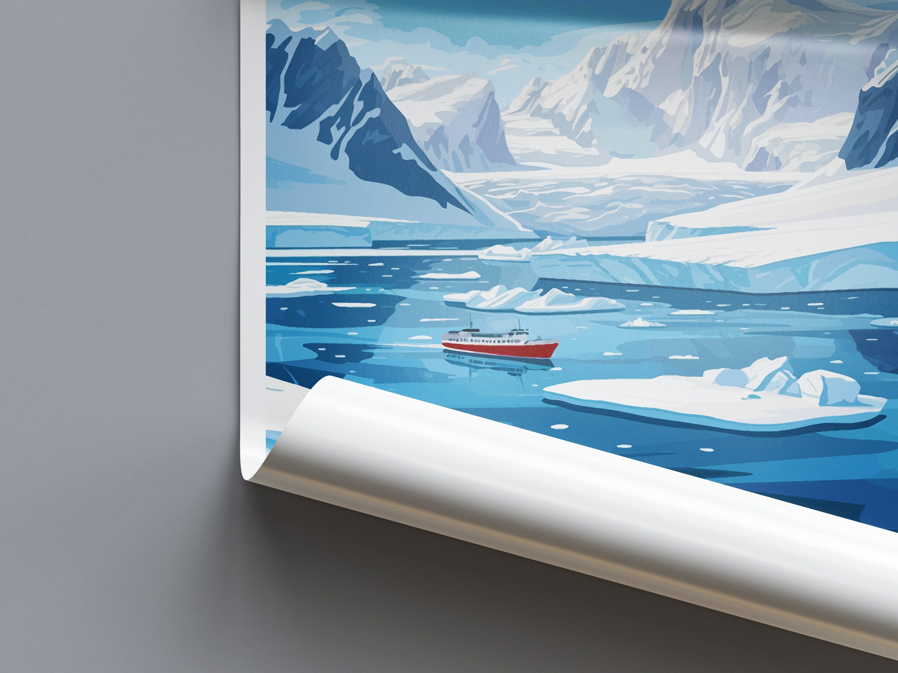 The Fjords Travel Print