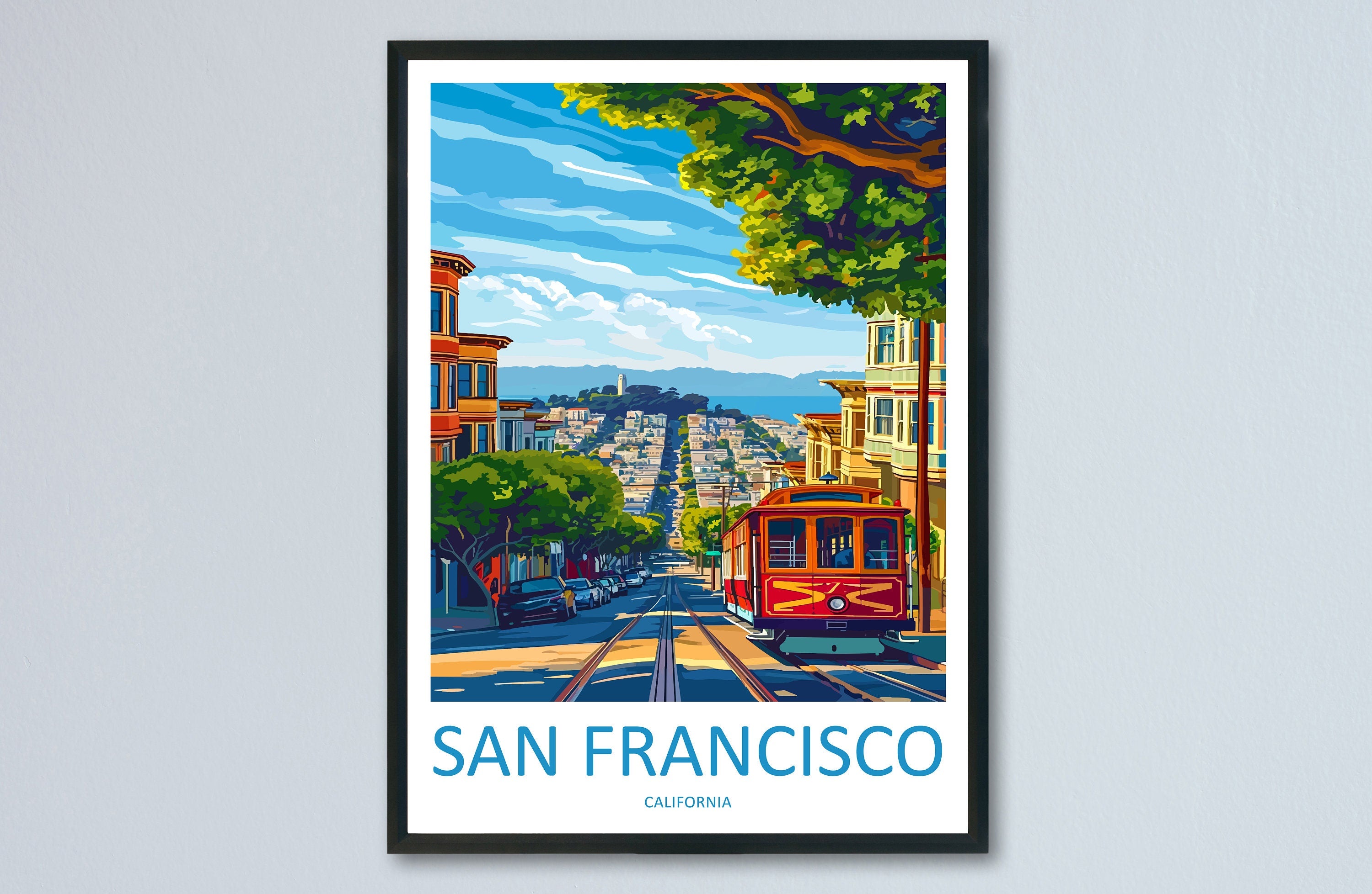 San Francisco Travel Print