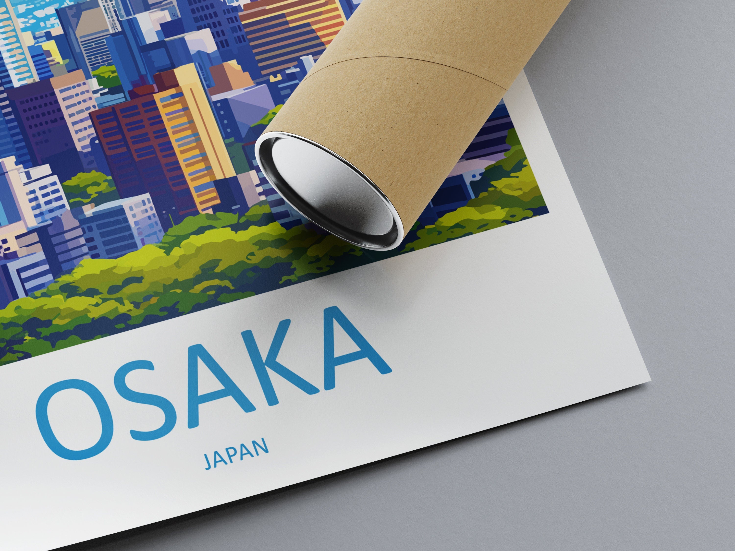 Osaka Travel Print