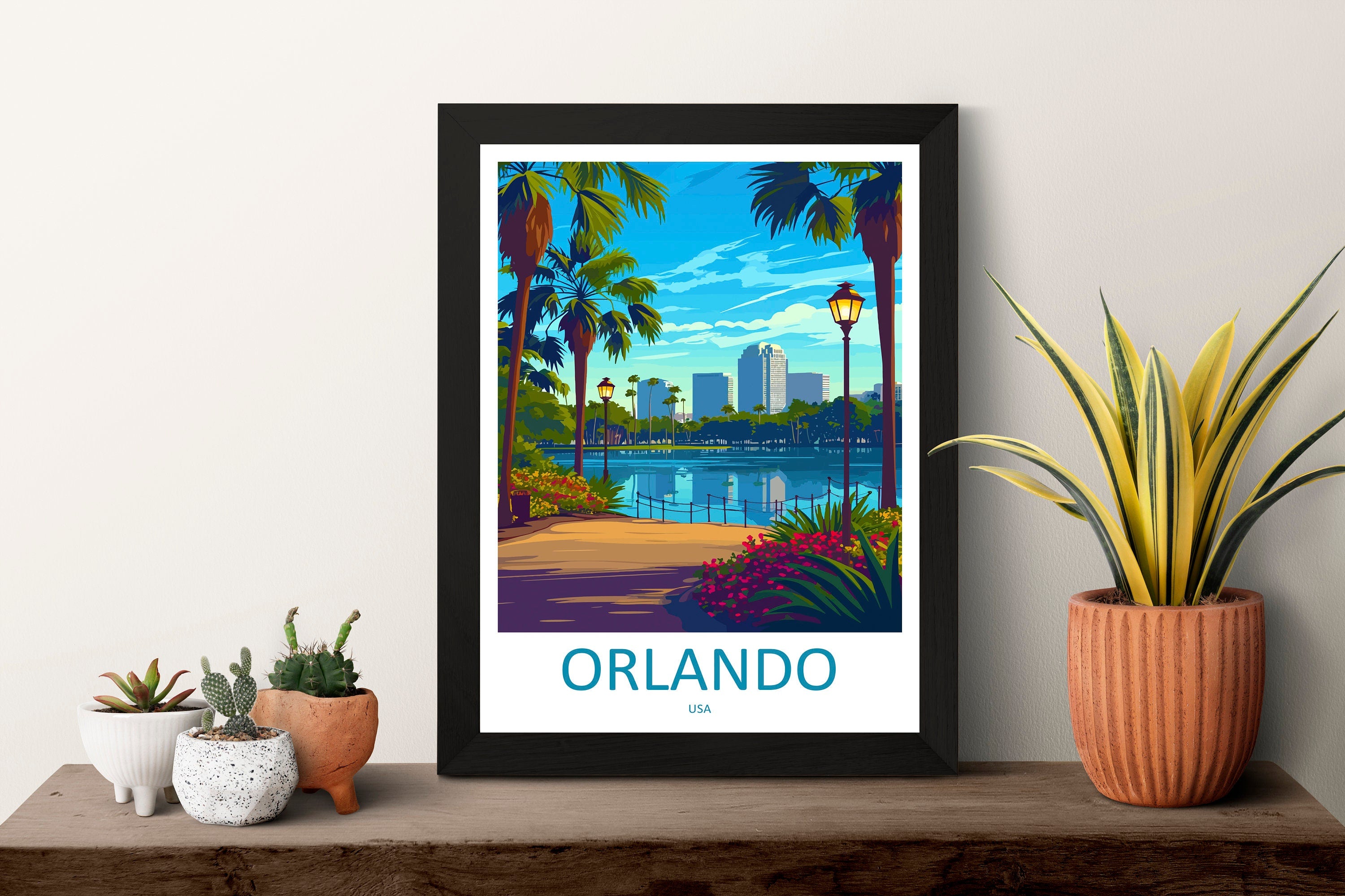 Orlando Travel Print