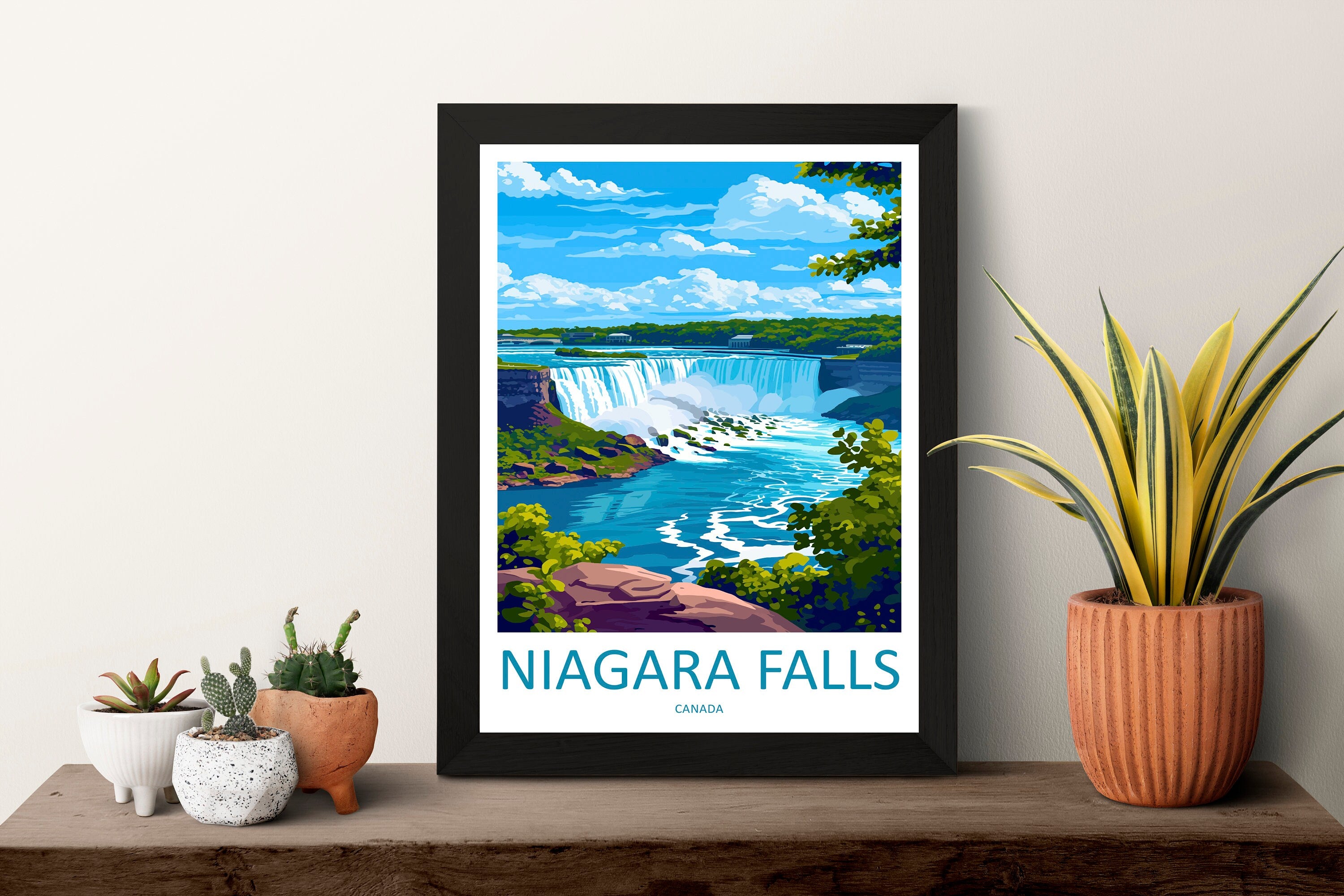 Niagara Falls Travel Print