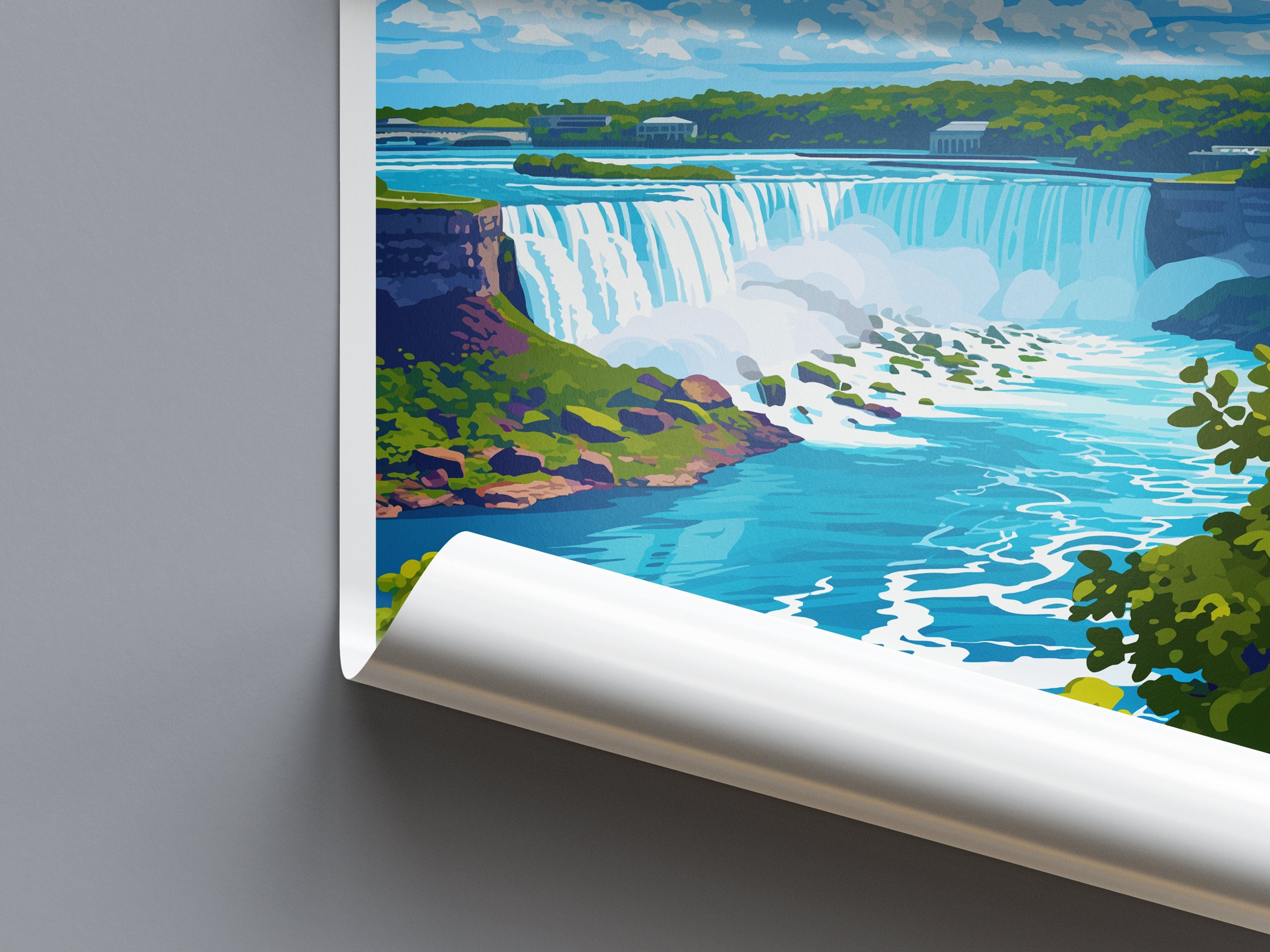 Niagara Falls Travel Print