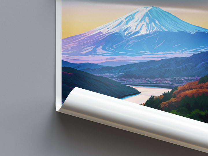 Mount Fuji Travel Print Wall Art Mount Fuji Wall Hanging Home Décor Mount Fuji Gift Art Lovers Art Lover Gift Japan Travel Gift