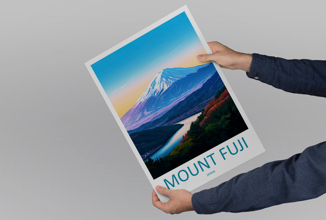 Mount Fuji Travel Print Wall Art Mount Fuji Wall Hanging Home Décor Mount Fuji Gift Art Lovers Art Lover Gift Japan Travel Gift