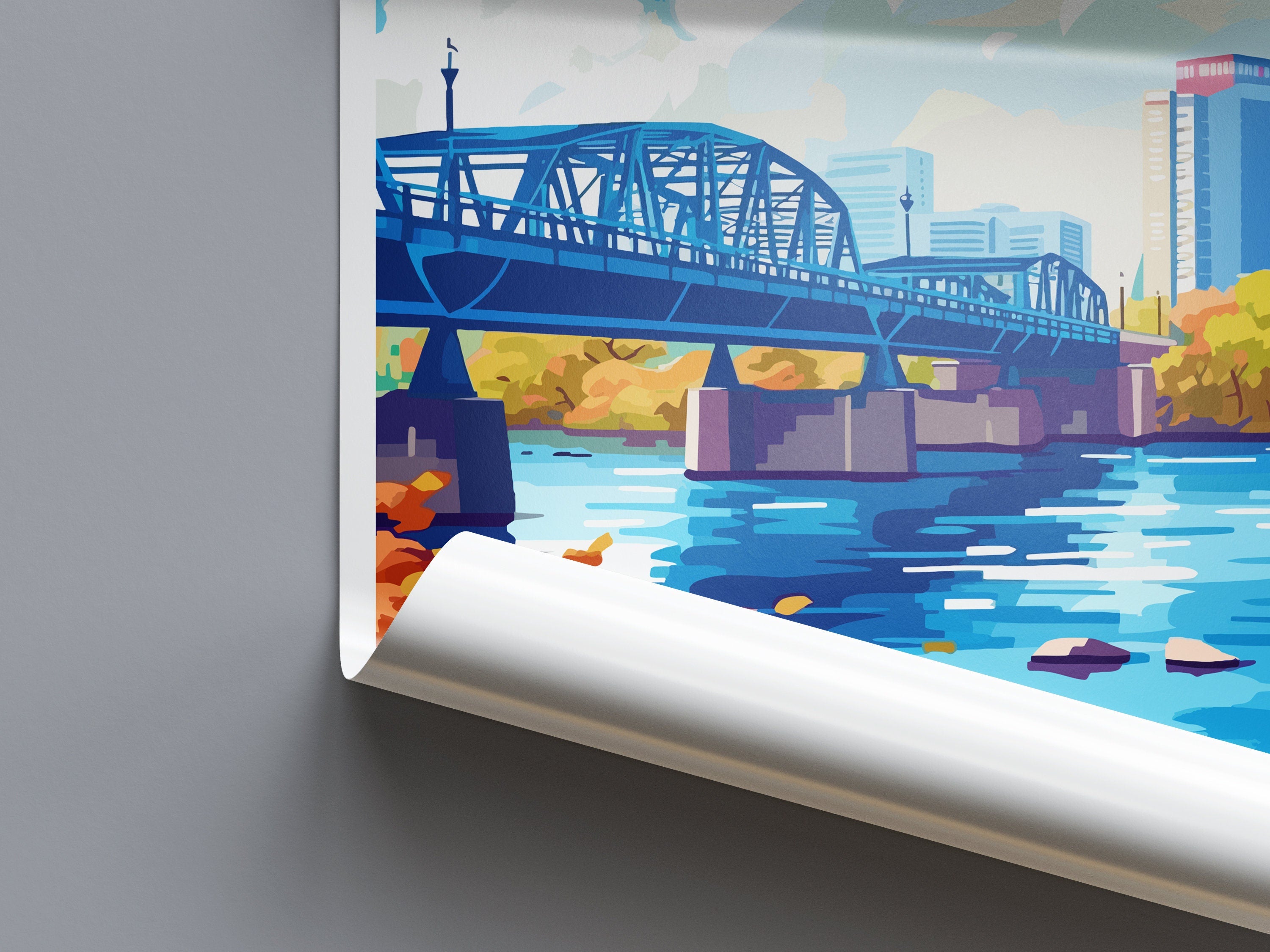 Grand Rapids Travel Print