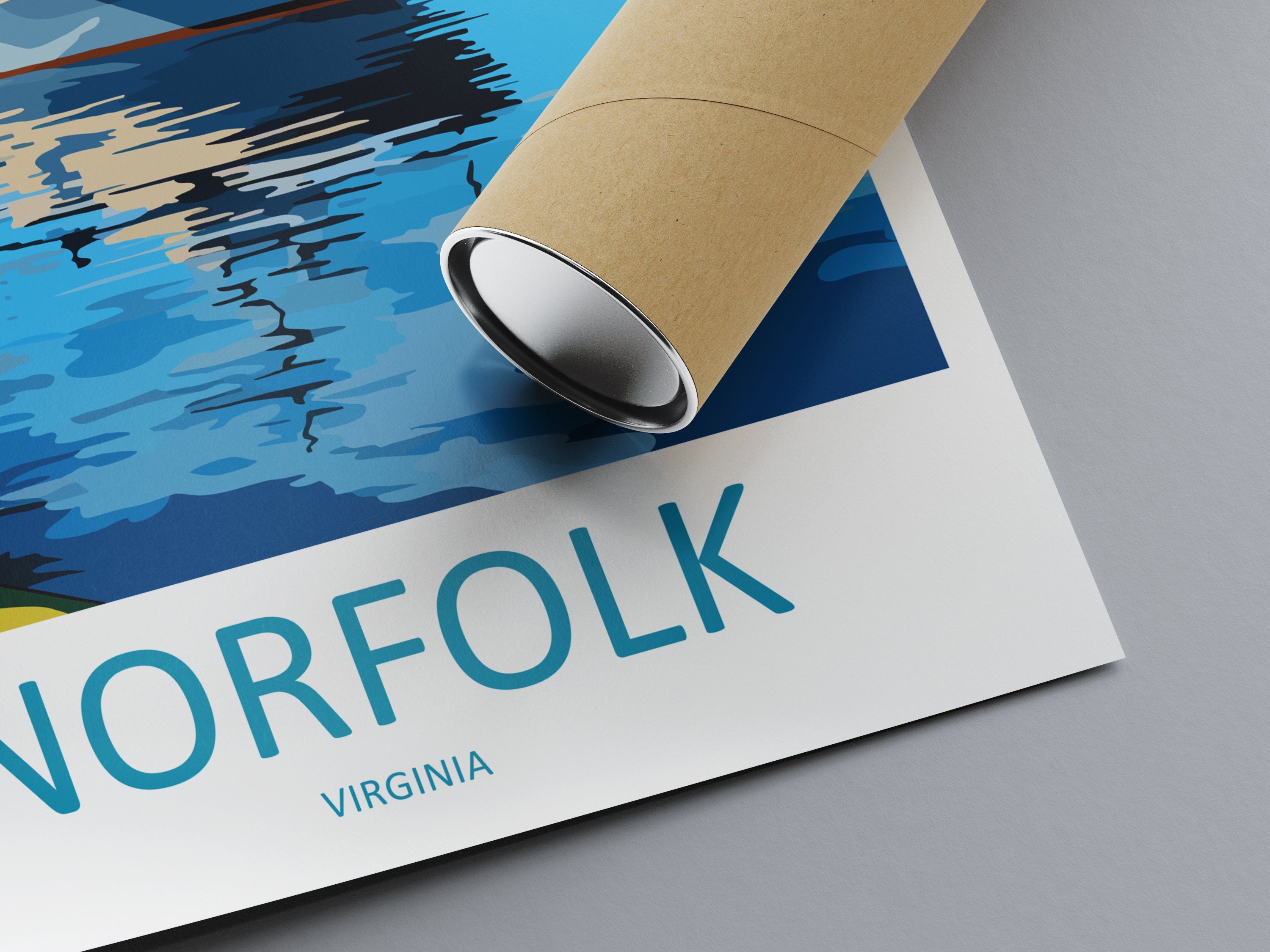 Norfolk Travel Print