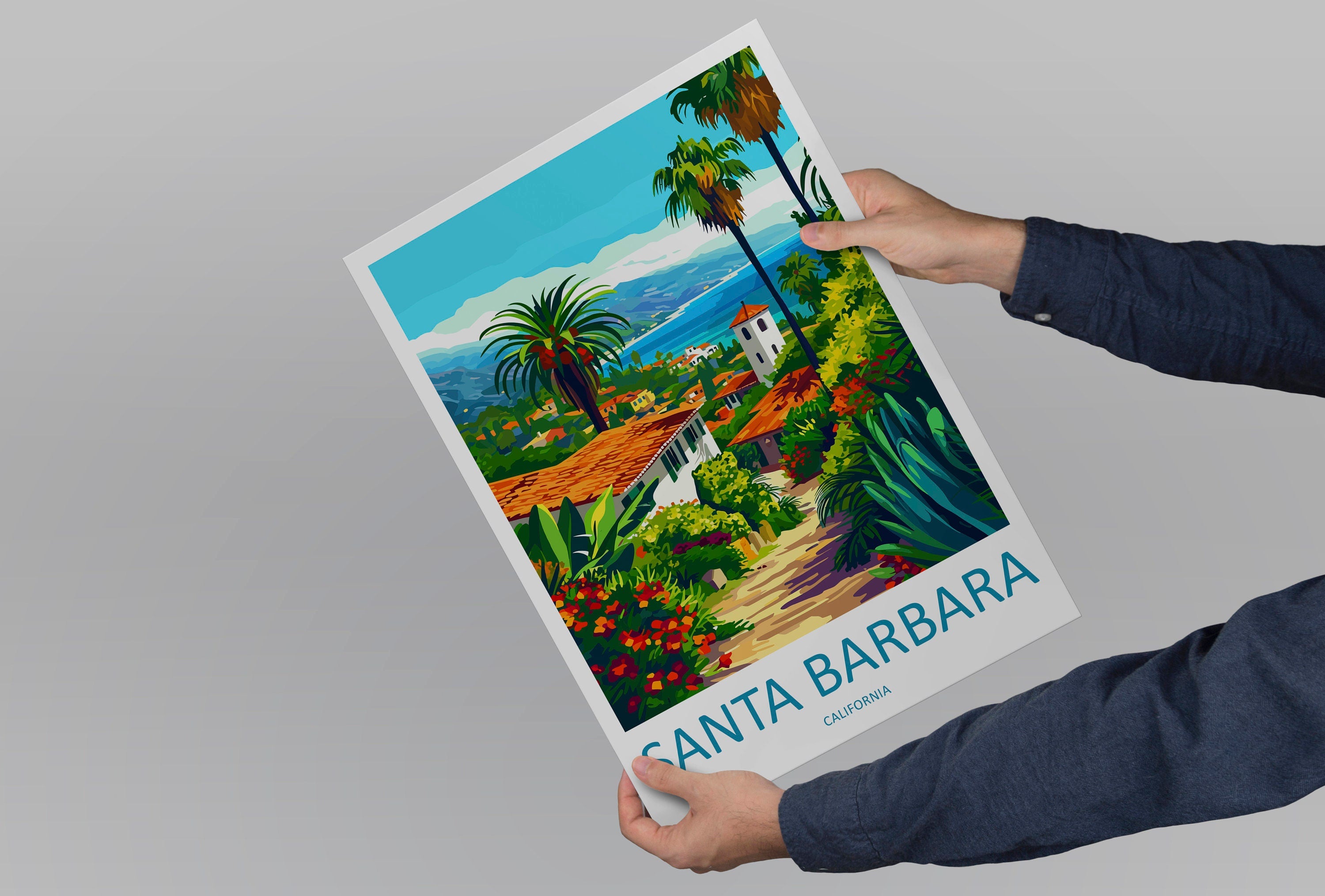 Santa Barbara Travel Print