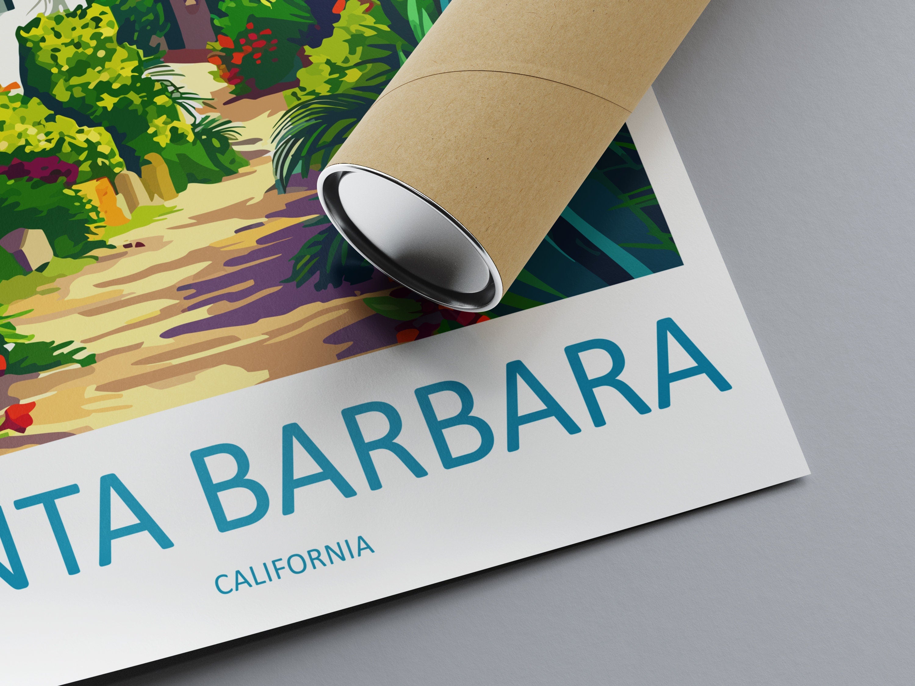 Santa Barbara Travel Print