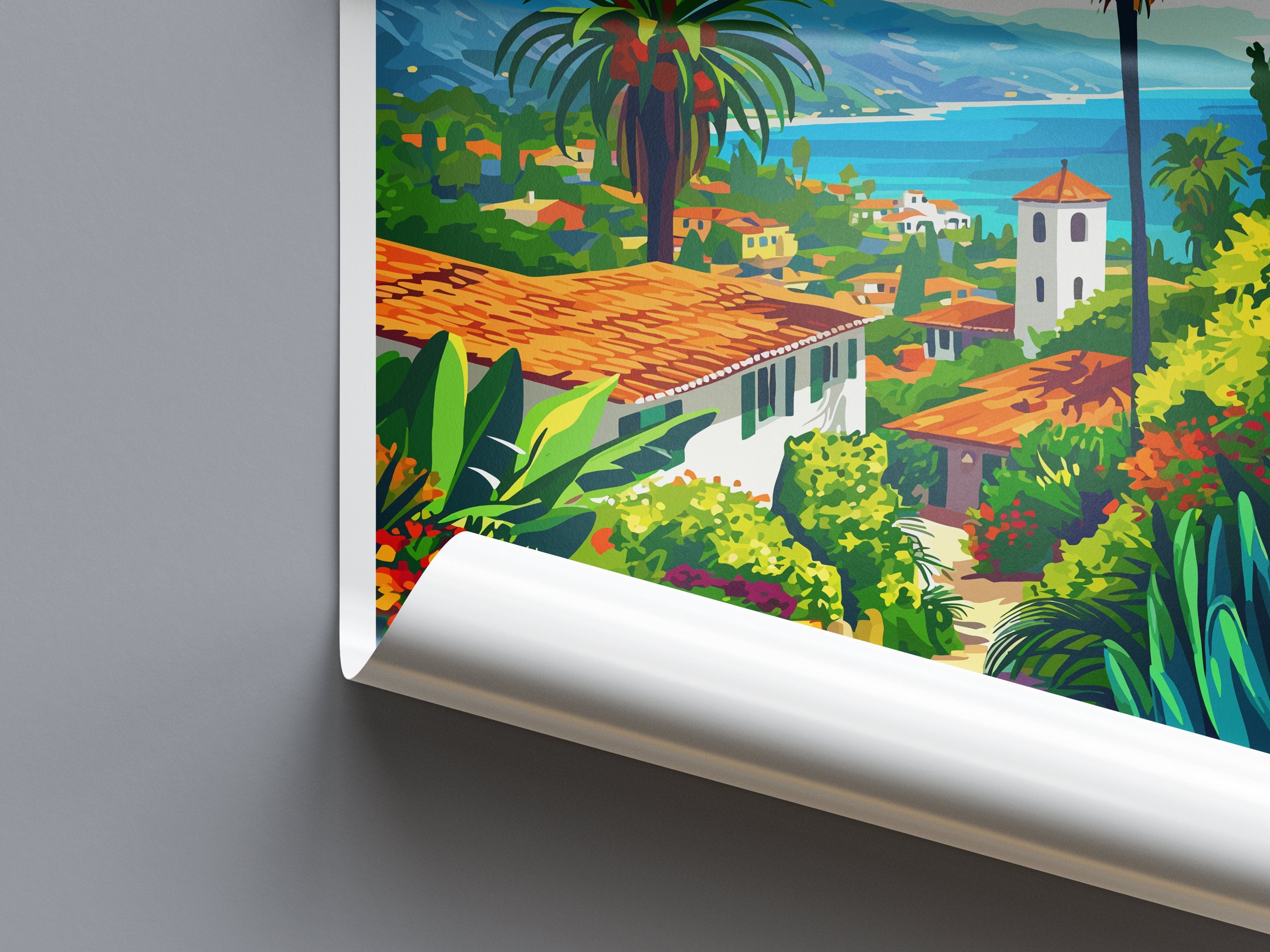 Santa Barbara Travel Print