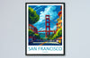 San Francisco Golden Gate Travel Print