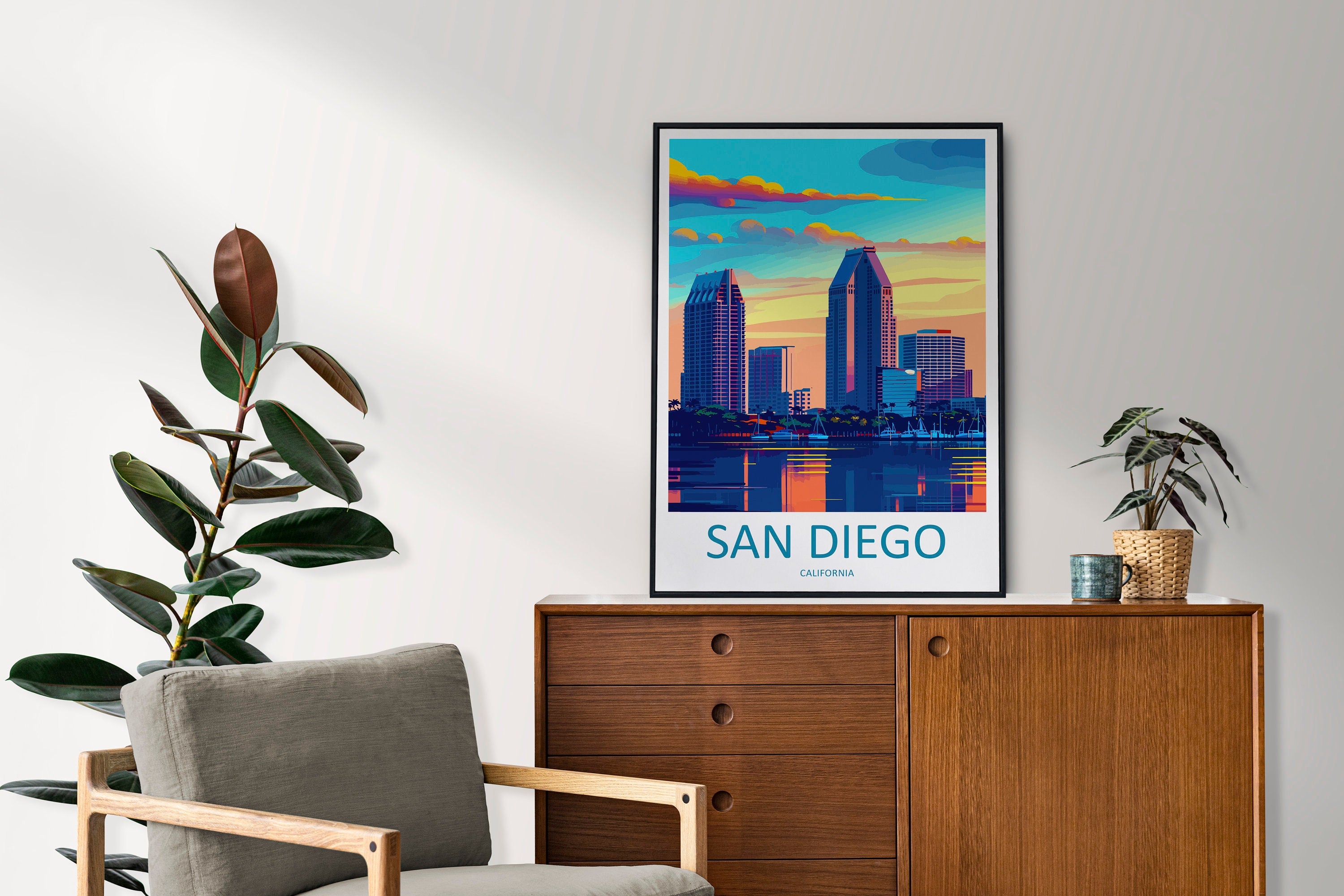 San Diego Travel Print