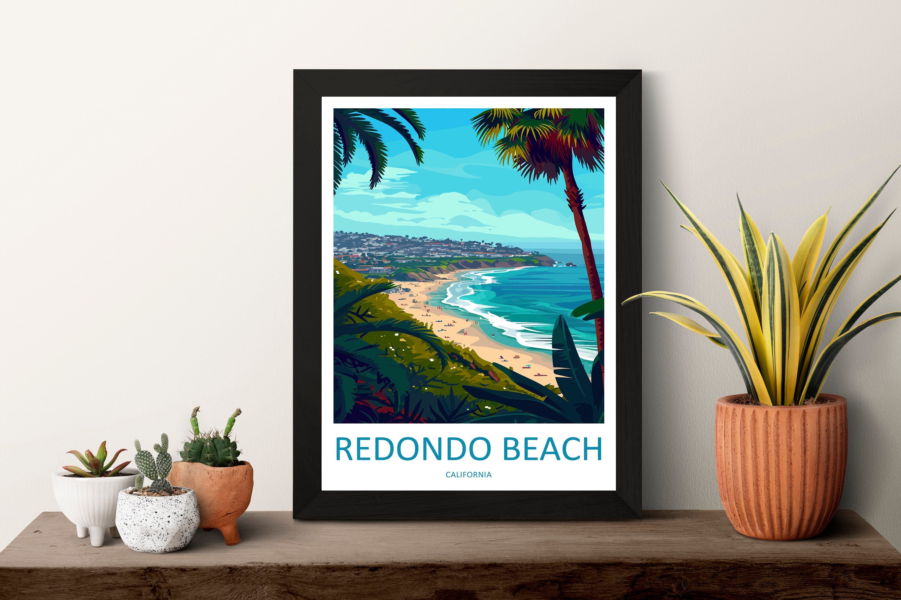 Redondo Beach Travel Print