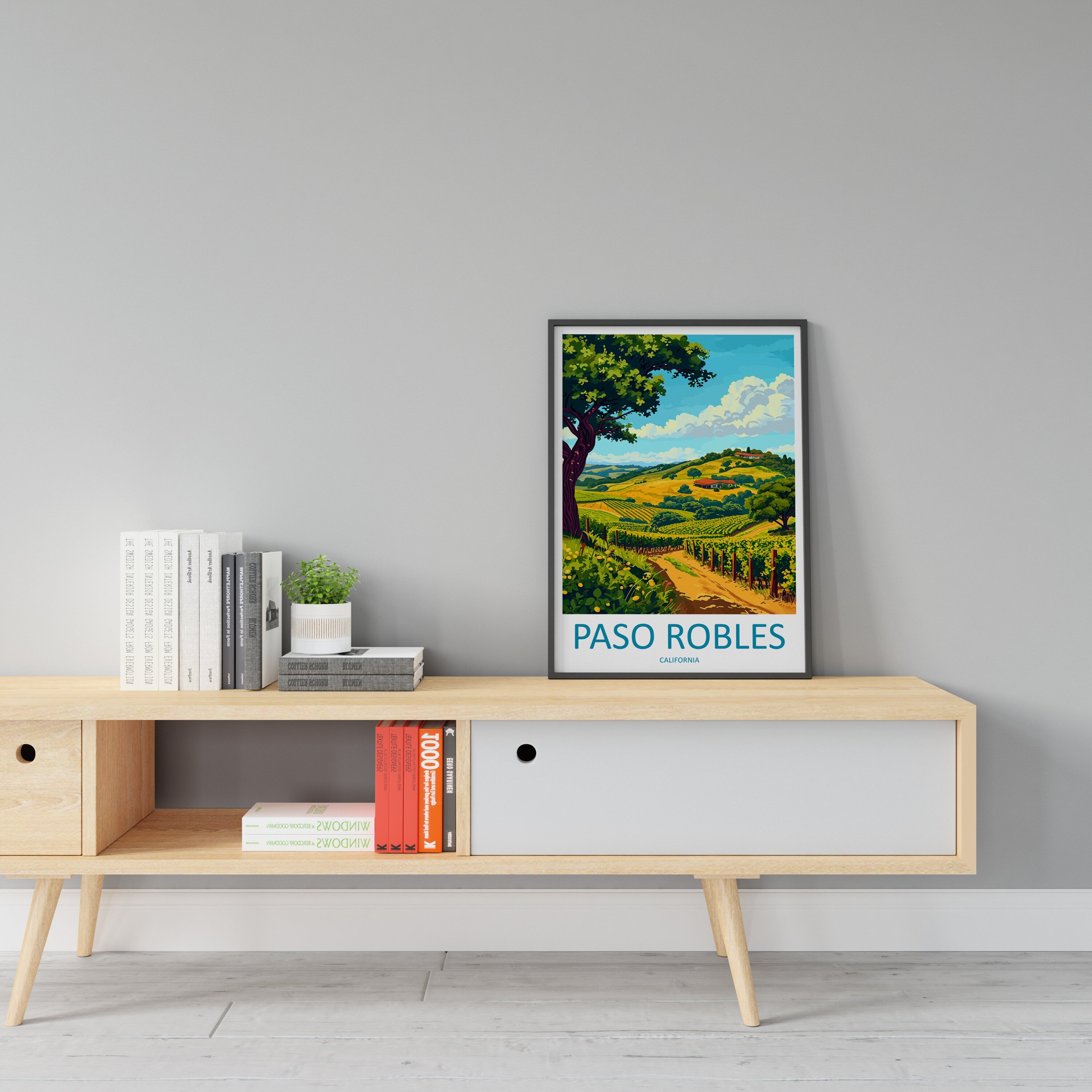 Paso Robles Travel Print