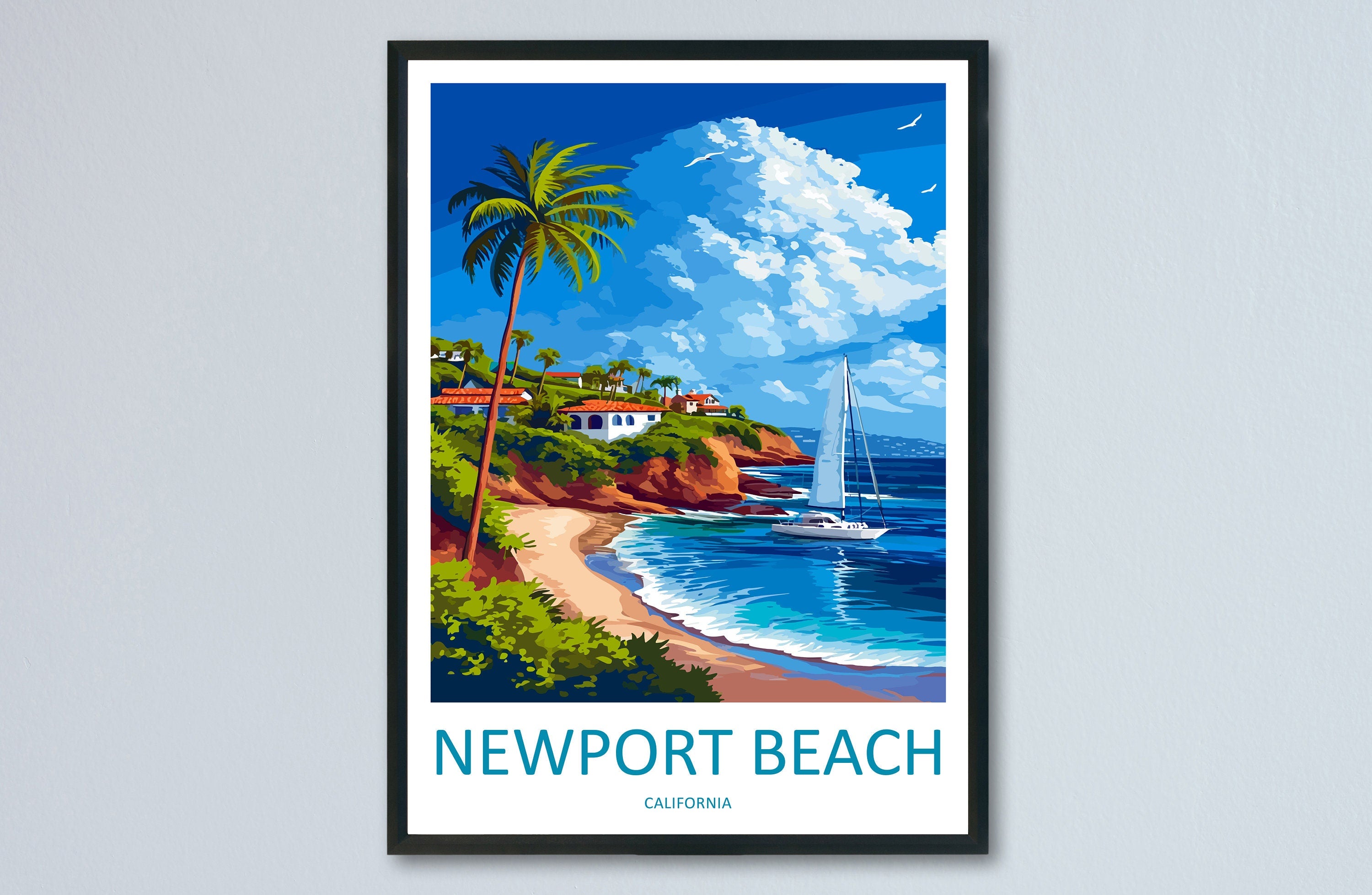 Newport Beach Travel Print